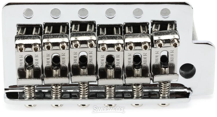 Stratocaster Tremolo Bridge Fender Vintage/Narrow Strat Tremolo Bridge Assembly - Chrome Electric Guitar Bridge 0992070000 Vintage Narrow Stratocaster Tremolo Assembly Chrome
