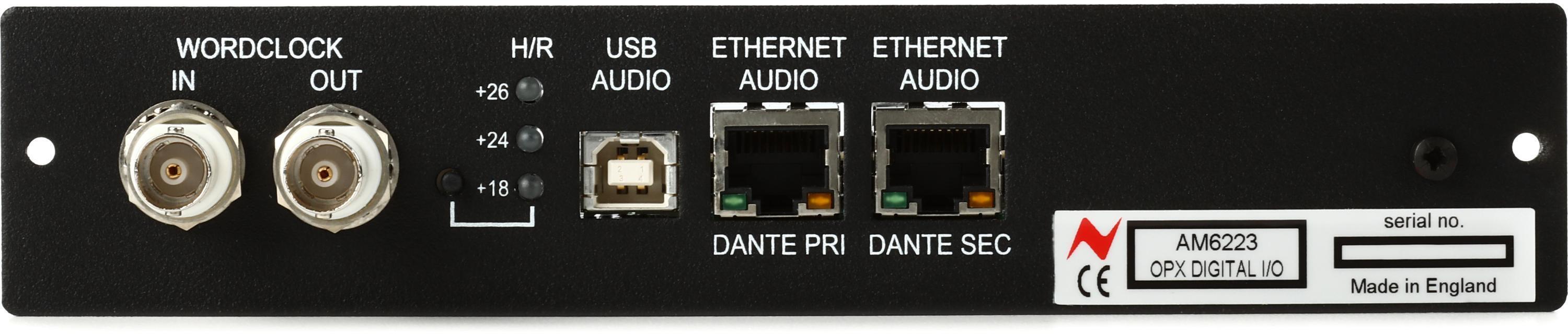 Neve Digital IO Option for 1073OPX - USB and Dante | Sweetwater