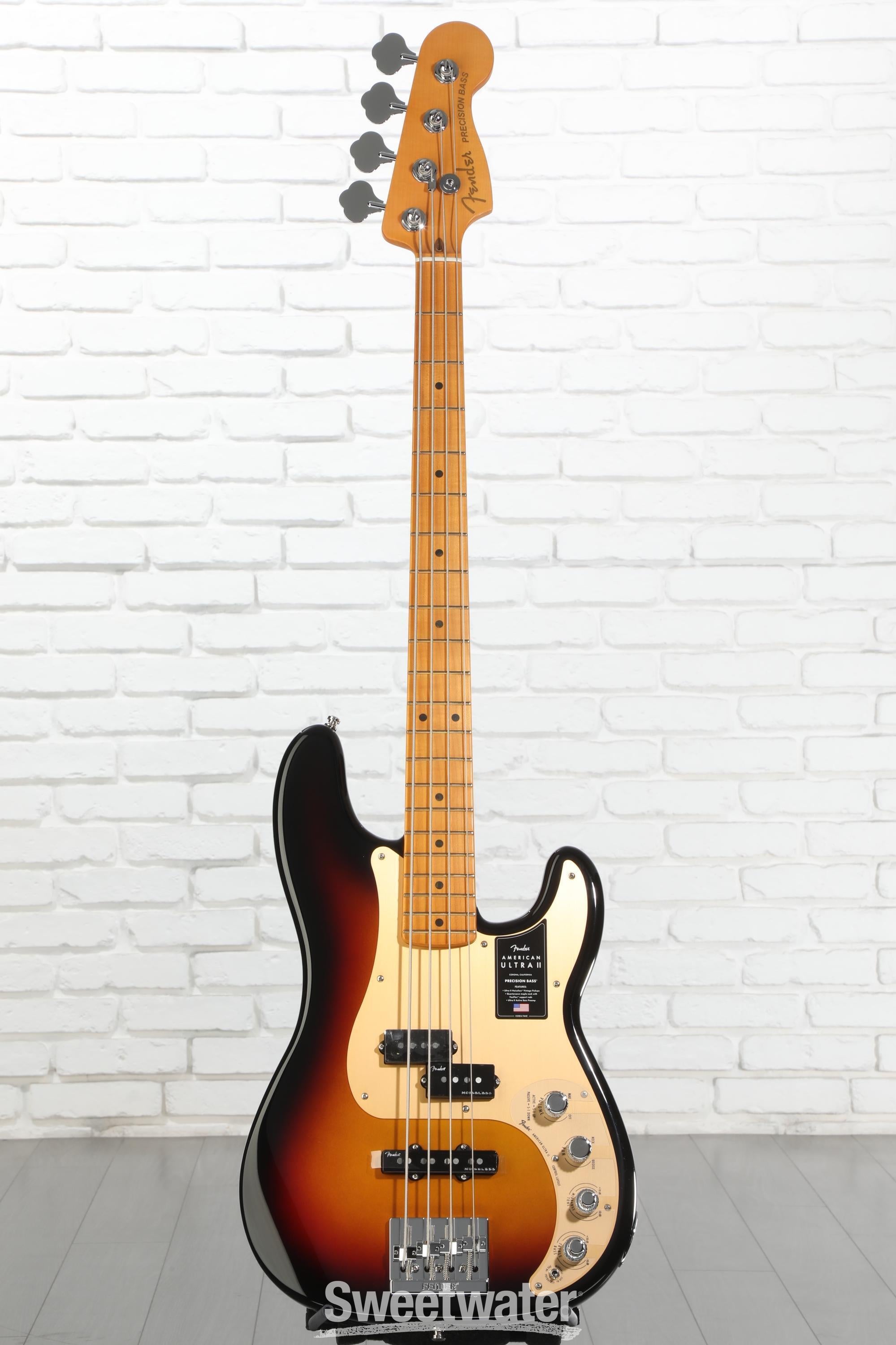 Fender American Ultra II Precision Bass - Ultraburst | Sweetwater
