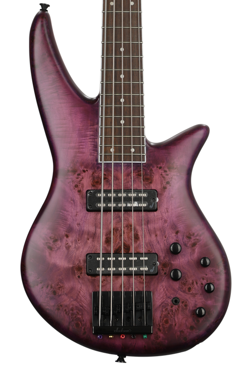 Jackson X Series Spectra Bass SBXP V - Transparent Purple Burst