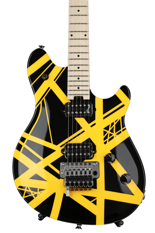 EVH Wolfgang Special Striped - Black and Yellow | Sweetwater EVH Wolfgang Special Striped - Black and Yellow | Sweetwater