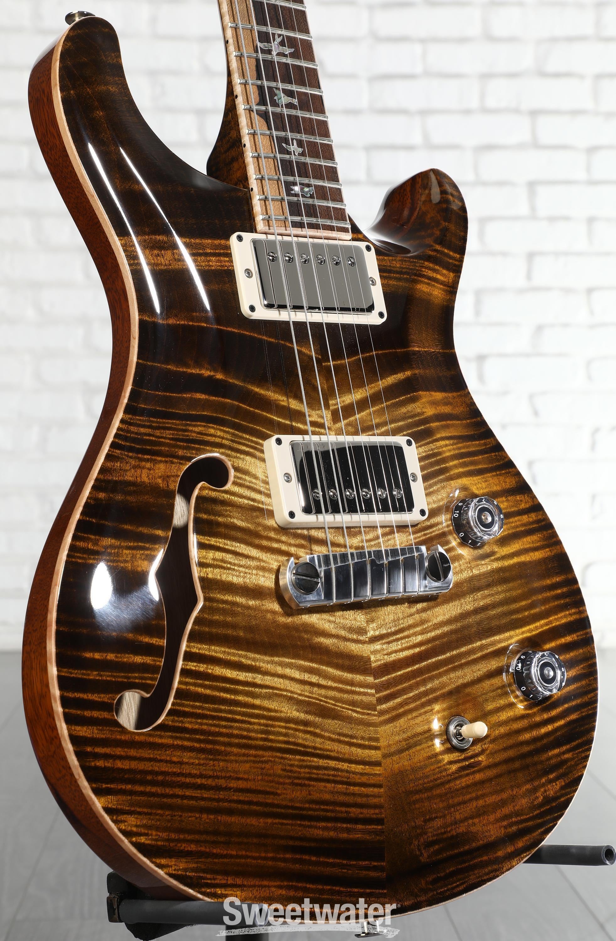 Photo of PRS Private Stock #11620 McCarty Semi-Hollow Electric Guitar - Tiger Eye Glow