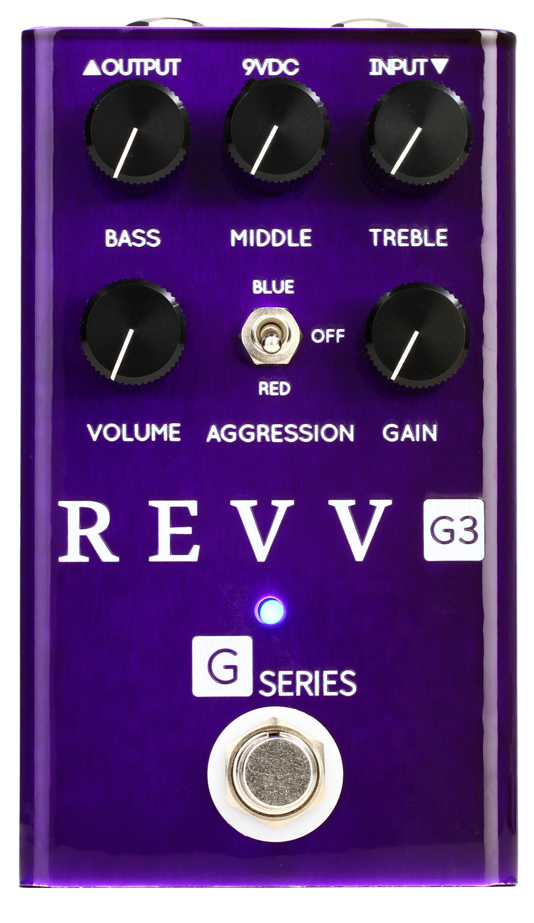 ギター REVV G3 Revv G3 Purple Channel Distortion Pedal - Anniversary