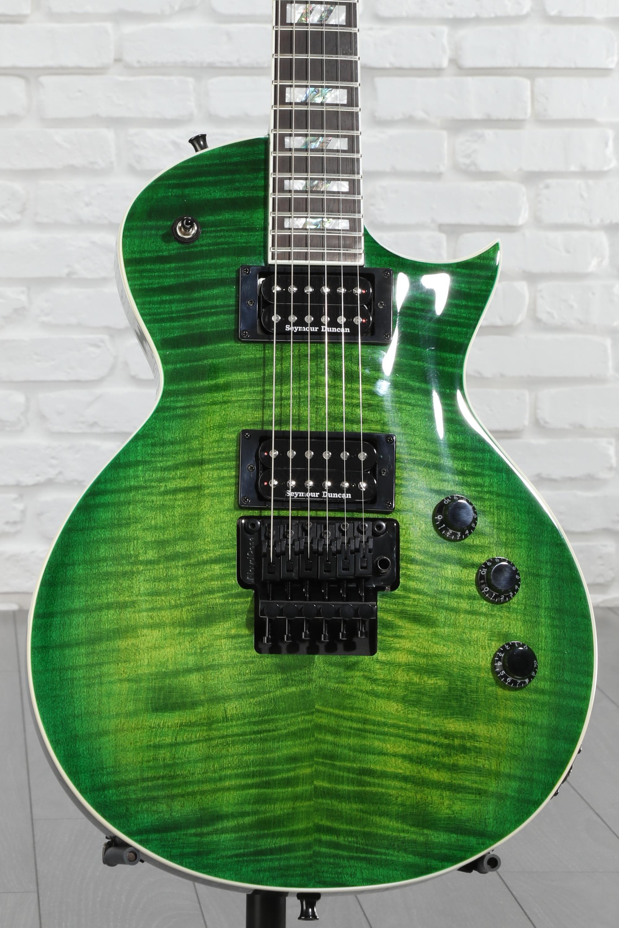 ESP LTD Alex Skolnick AS-1 Signature Electric Guitar - Lime Burst