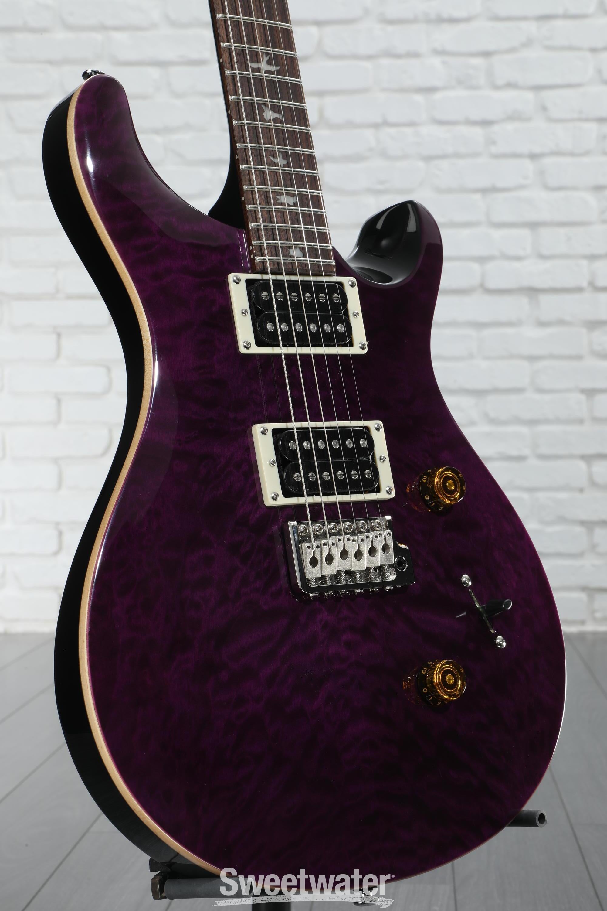 PRS SE Custom 24 Electric Guitar - Amethyst, Sweetwater