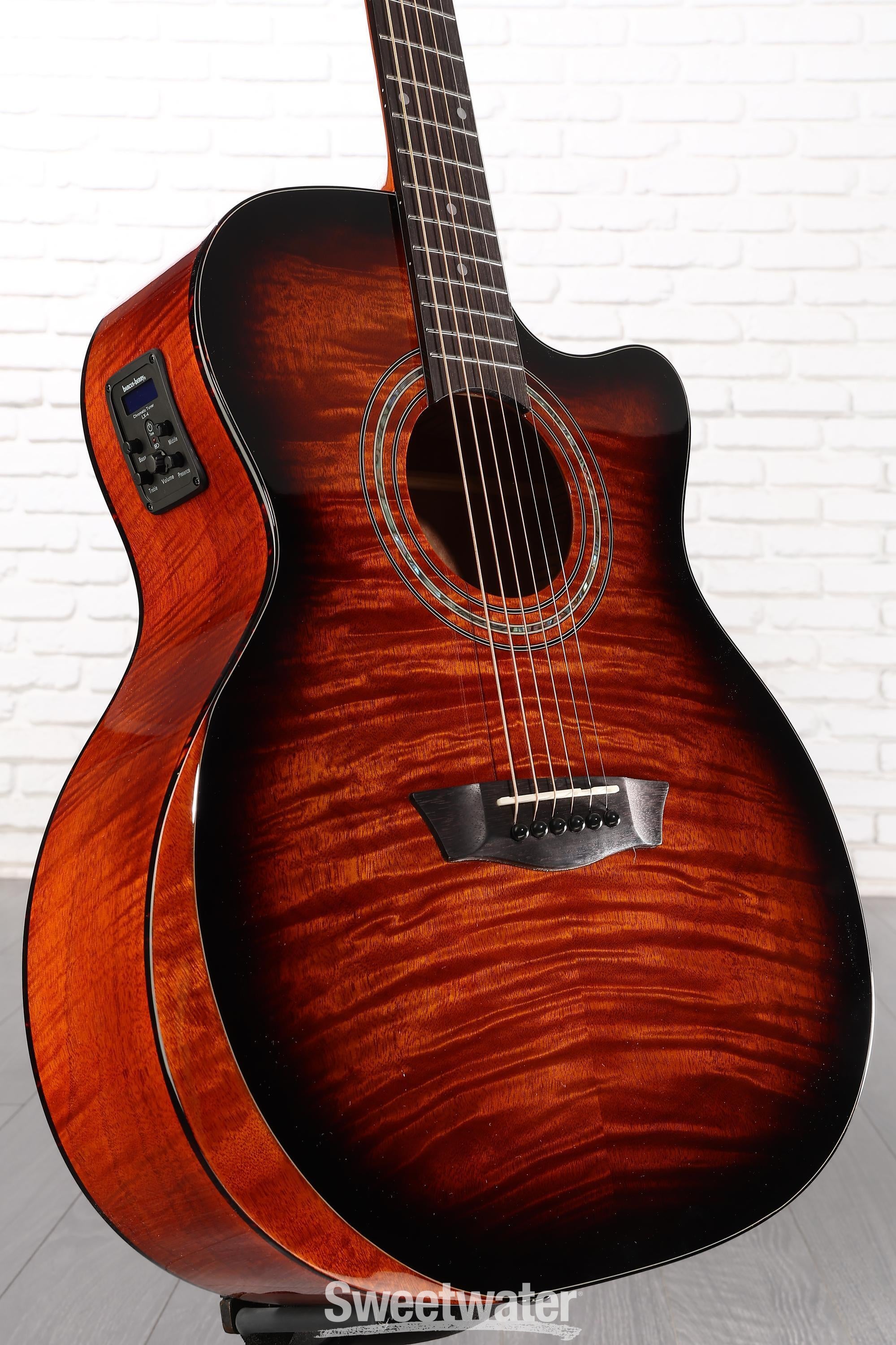 Photo of Washburn Comfort G12FCE Acoustic-electric Guitar - Sunburst