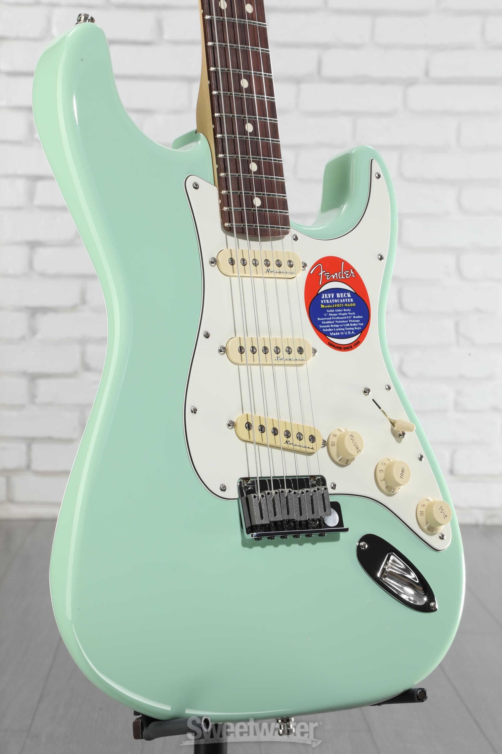Fender Jeff Beck Stratocaster - Surf Green with Rosewood