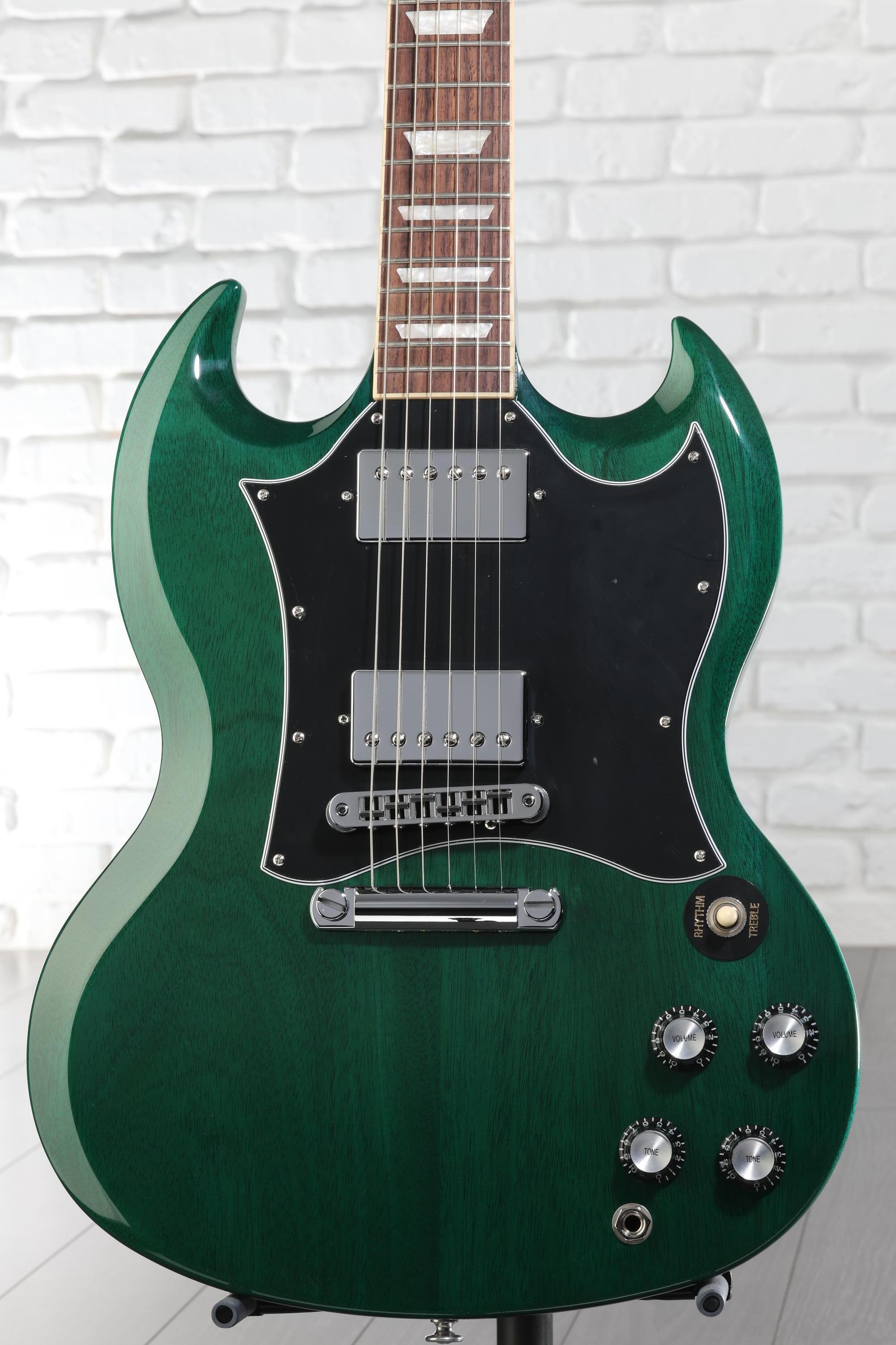 Gibson SG Standard Electric Guitar - Transparent Teal | Sweetwater