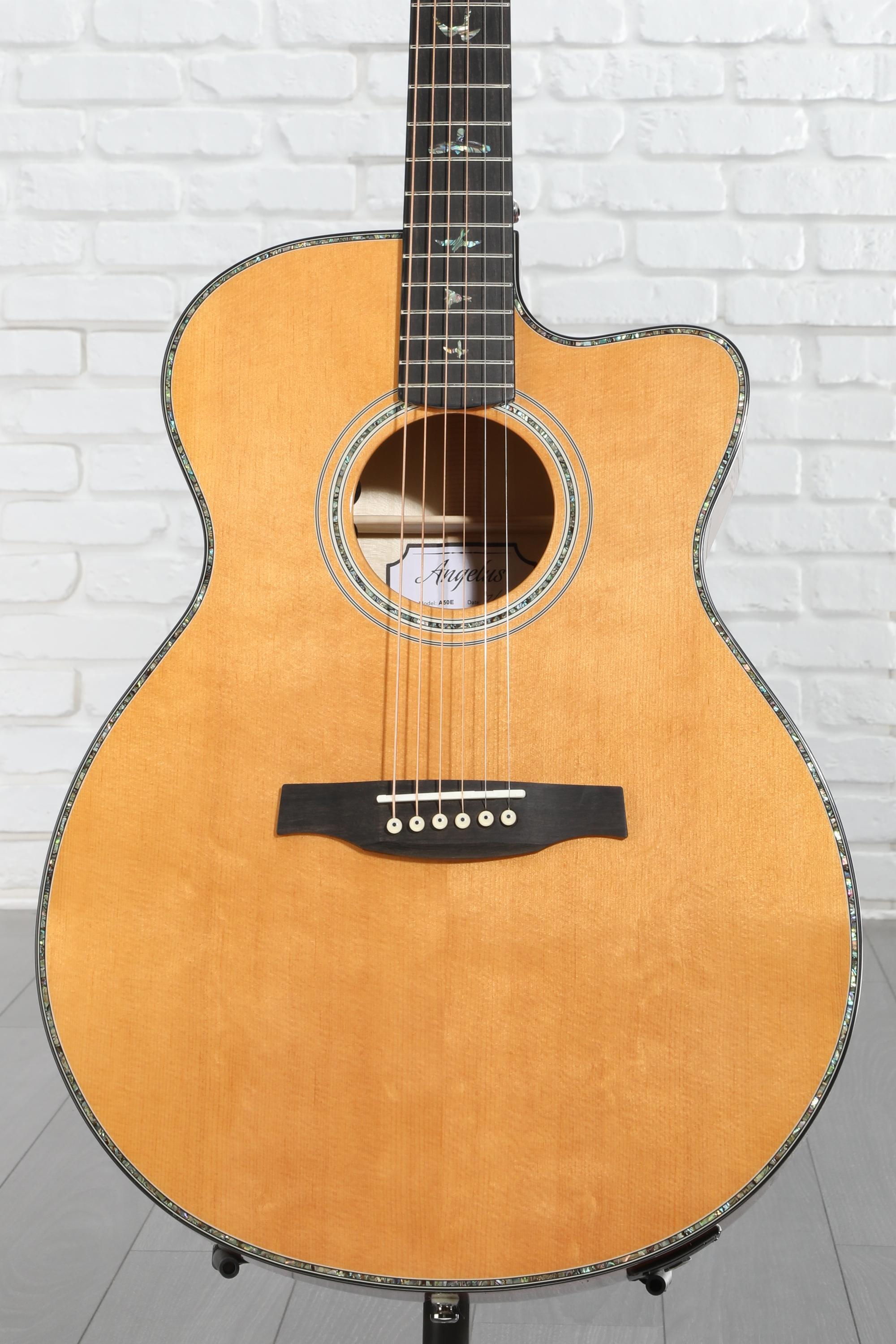 PRS SE A50 Angelus Acoustic-electric Guitar - Black Gold | Sweetwater