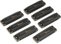 Product Image - This Item - Hohner Piedmont Blues Harmonica Set 7-piece with Case