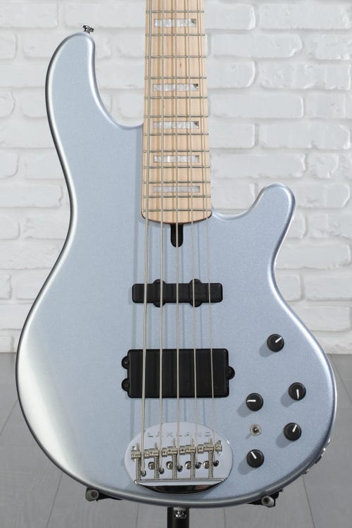 Lakland Skyline 55-02 Custom Bass Guitar - Ice Blue Metallic with Maple Fingerboard