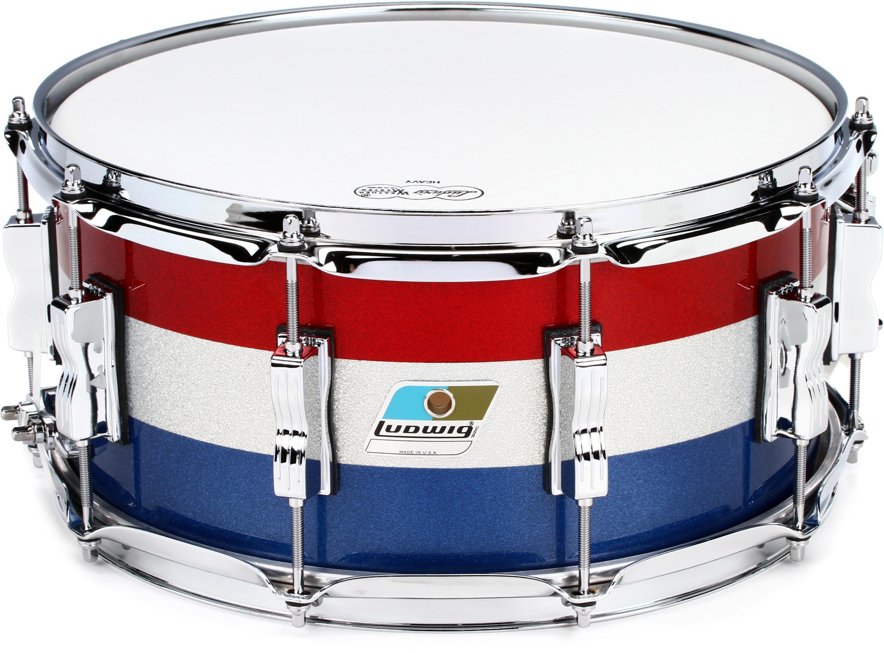 Ludviga mantojuma snare bungas — 6,5 x 14Ludviga mantojuma snare bungas — 6,5 x 14  