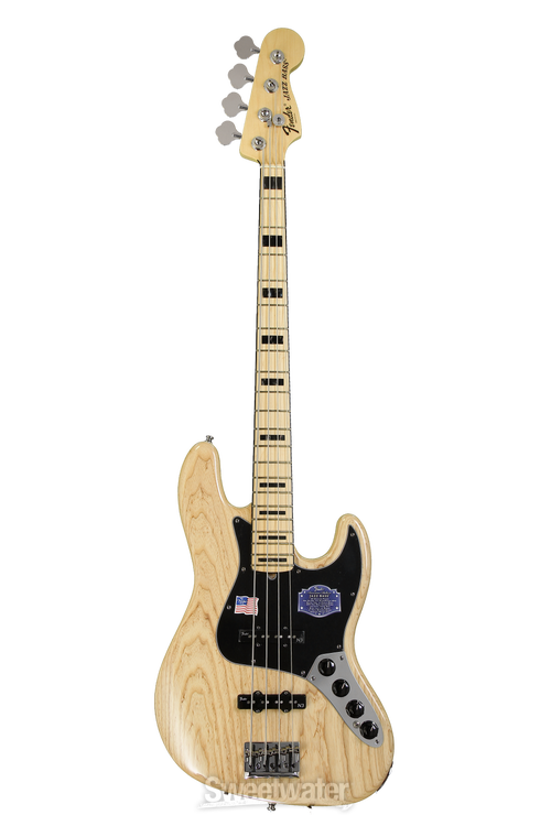 Fender American Deluxe Jazz Bass - Natural | Sweetwater Fender American Deluxe Jazz Bass - Natural | Sweetwater