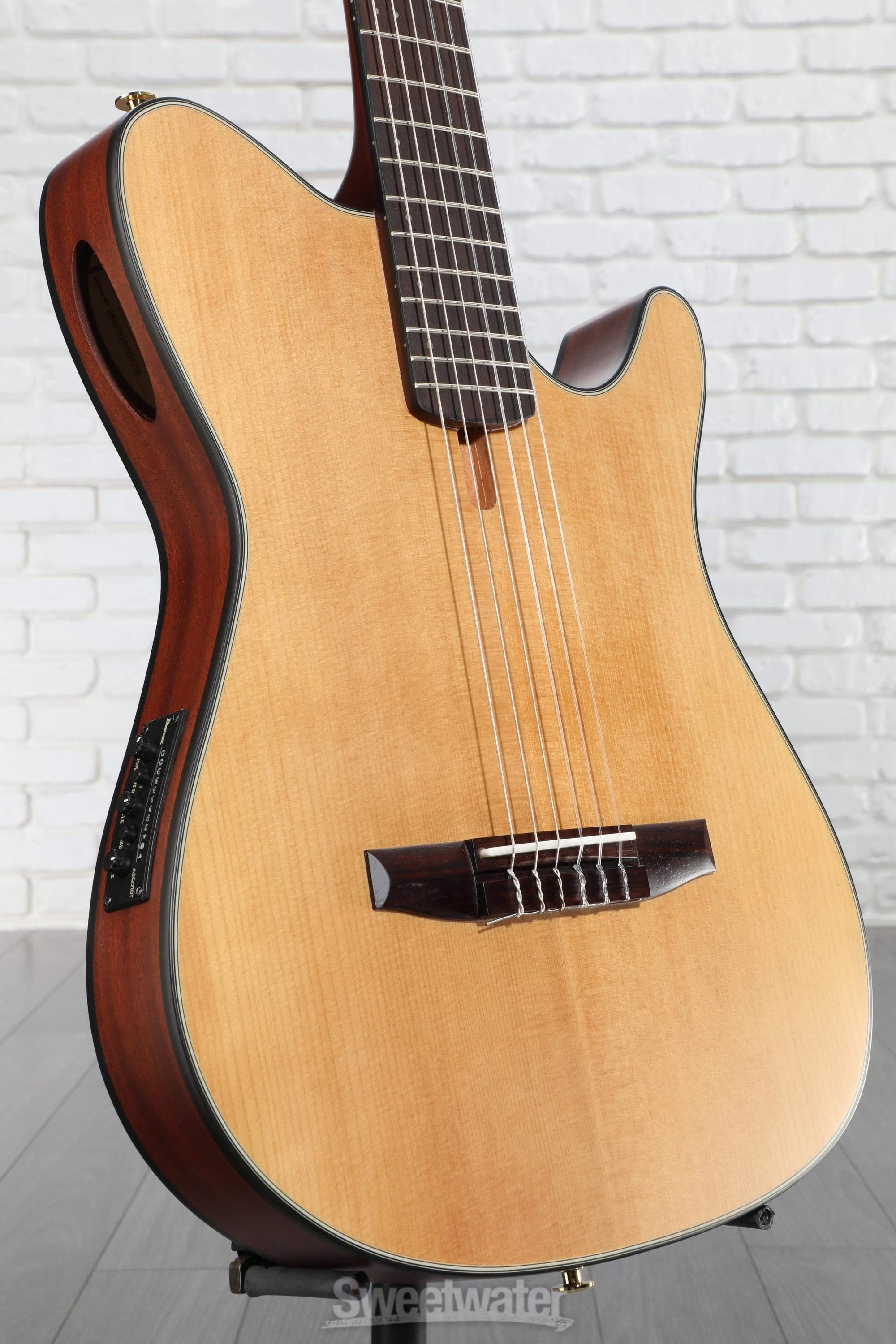 Ibanez FRH10N Thinline Nylon Acoustic-electric Guitar - Natural