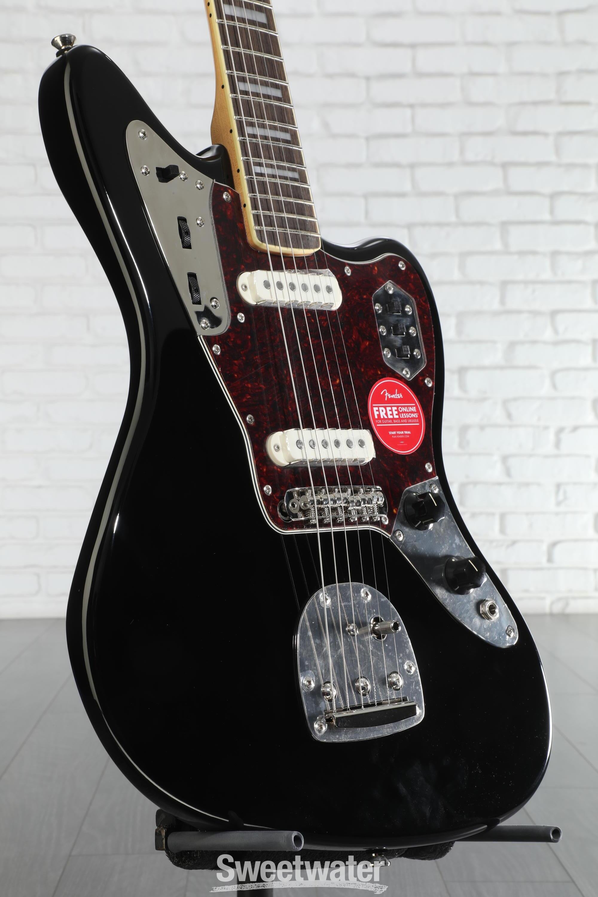 Squier Classic Vibe '70s Jaguar - Black | Sweetwater
