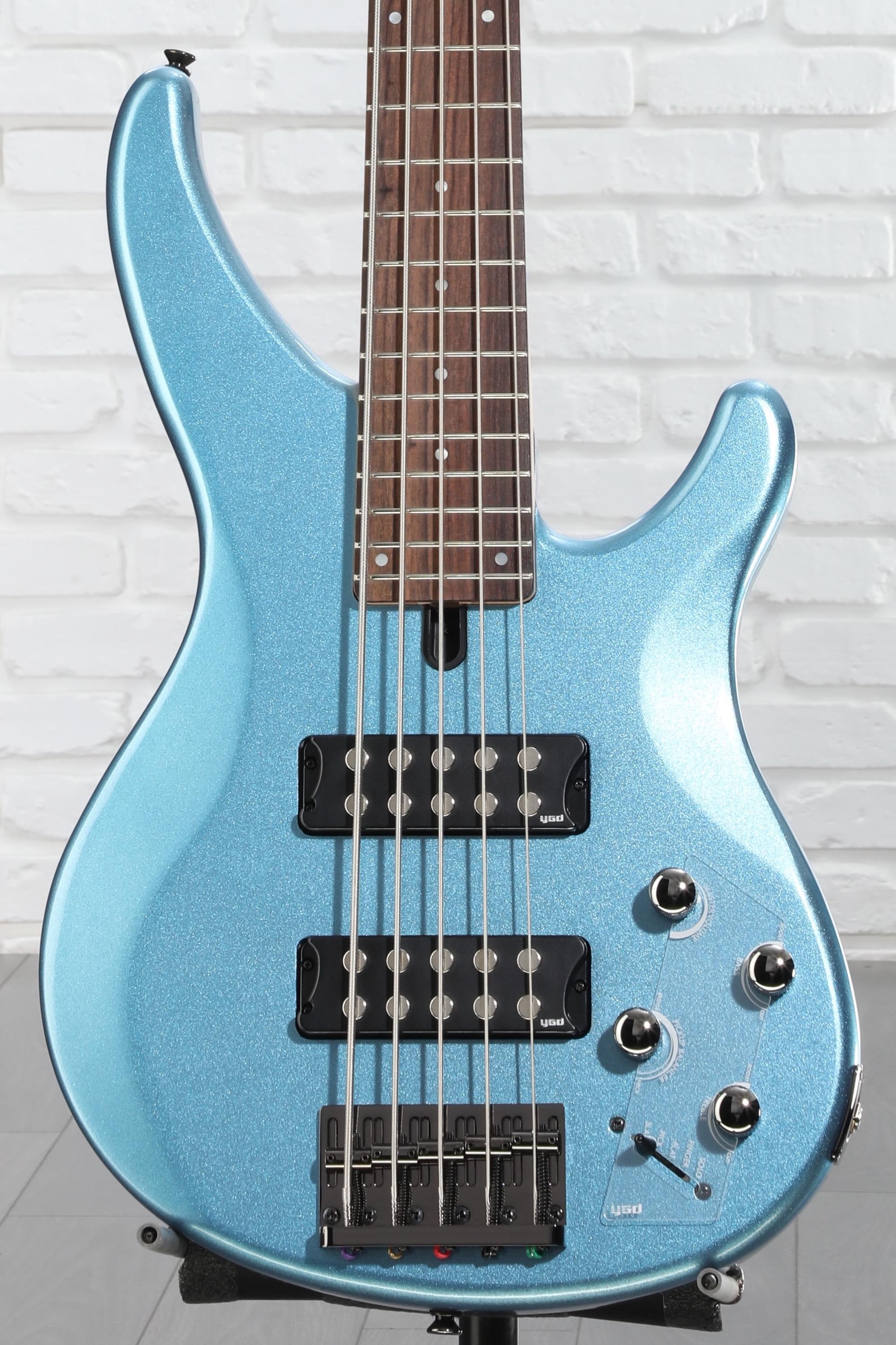 Yamaha TRBX305 5-string Bass Guitar - Factory Blue | Sweetwater