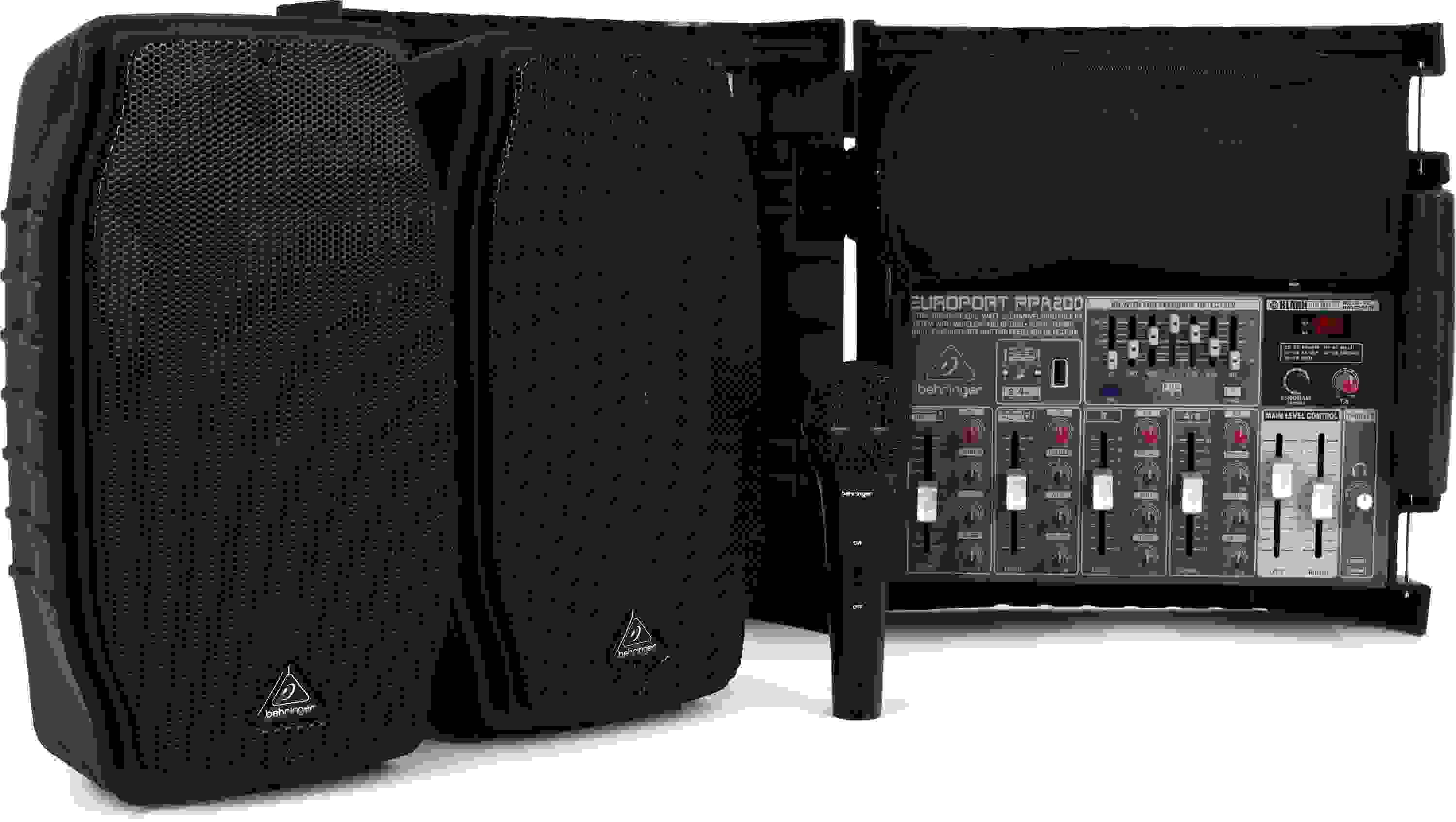 Behringer Europort PPA200 5-channel Portable PA System
