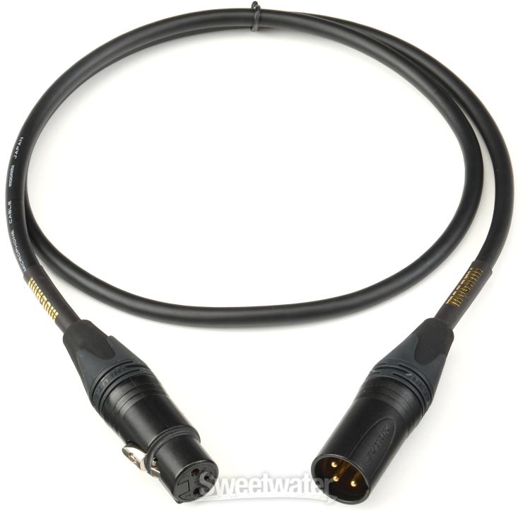 Cable XLR-F a XLR-M GOLD STUDIO-03 DE 90cm