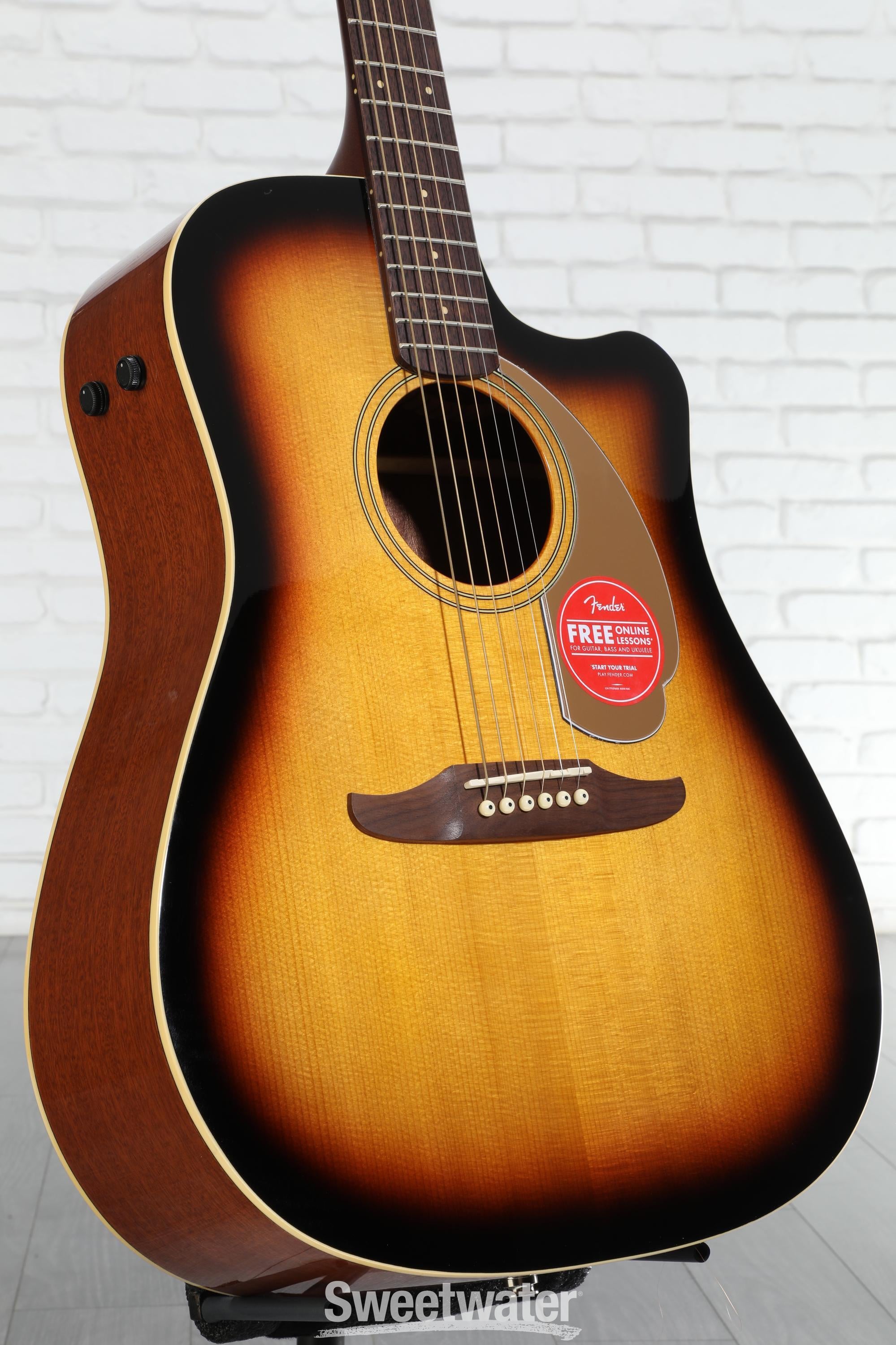 Fender Redondo Playerサンバースト Fender Redondo Player Acoustic-electric Guitar - Sunburst | Sweetwater