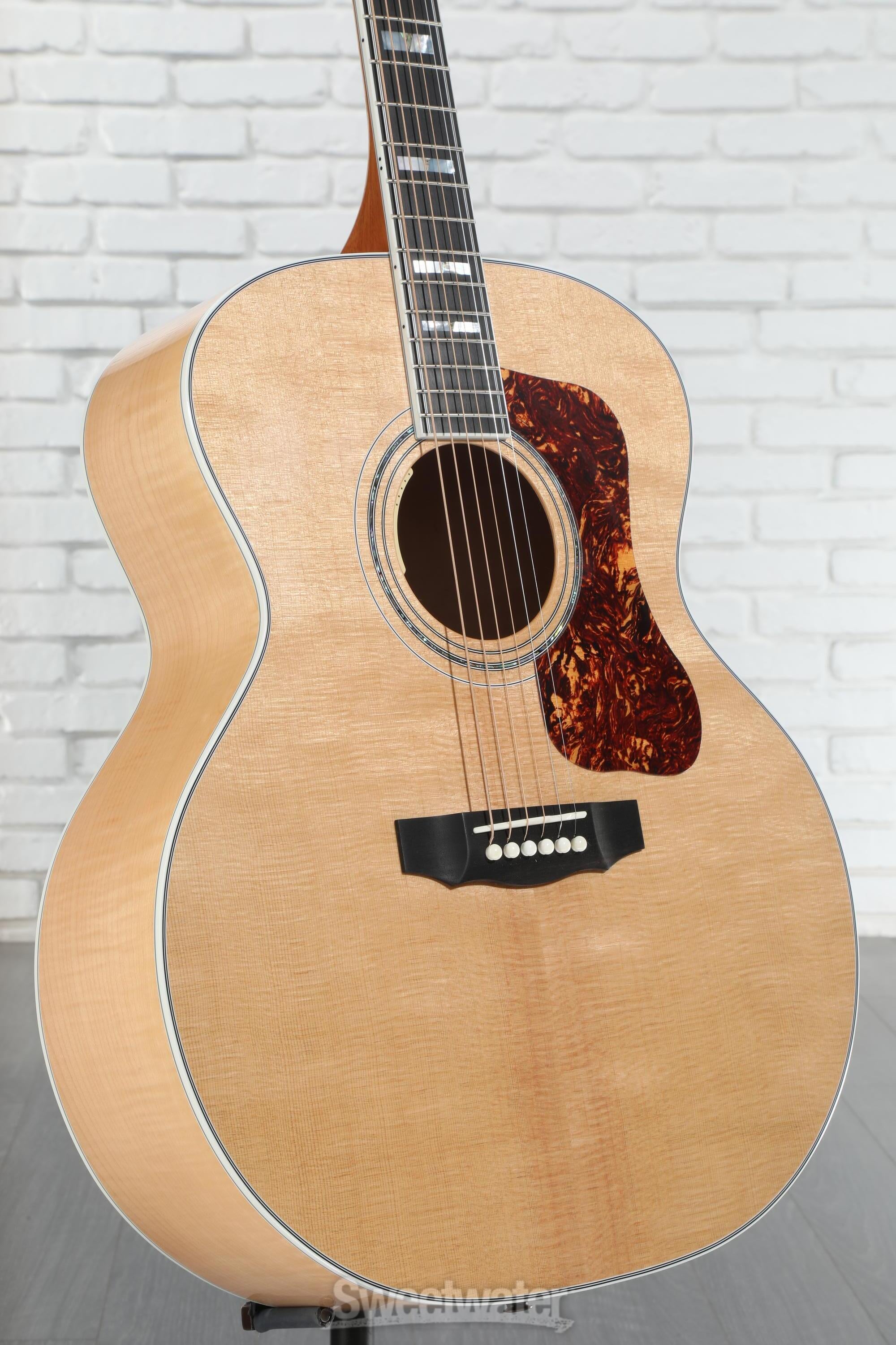 Guild F-55E, Jumbo Acoustic-Electric Guitar - Natural Maple