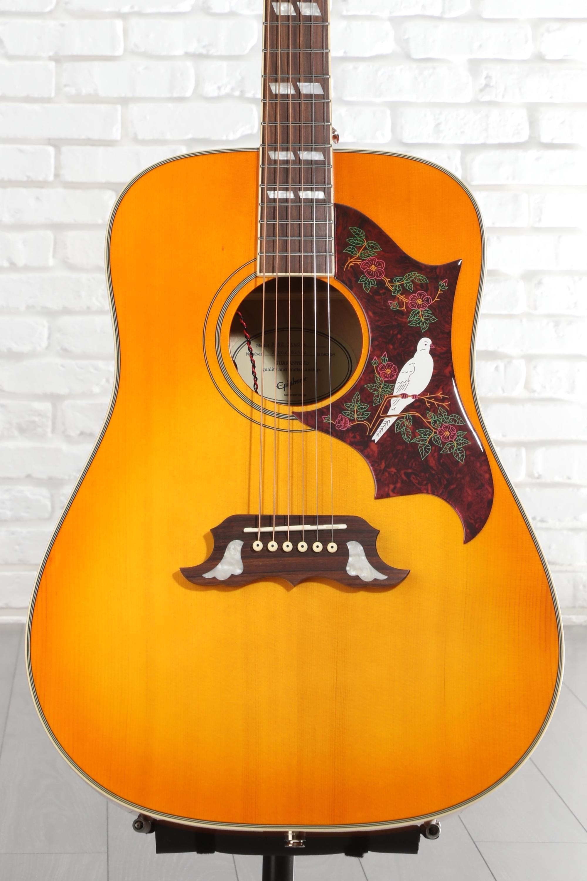 Epiphone Dove Studio Acoustic-electric Guitar - Violin Burst