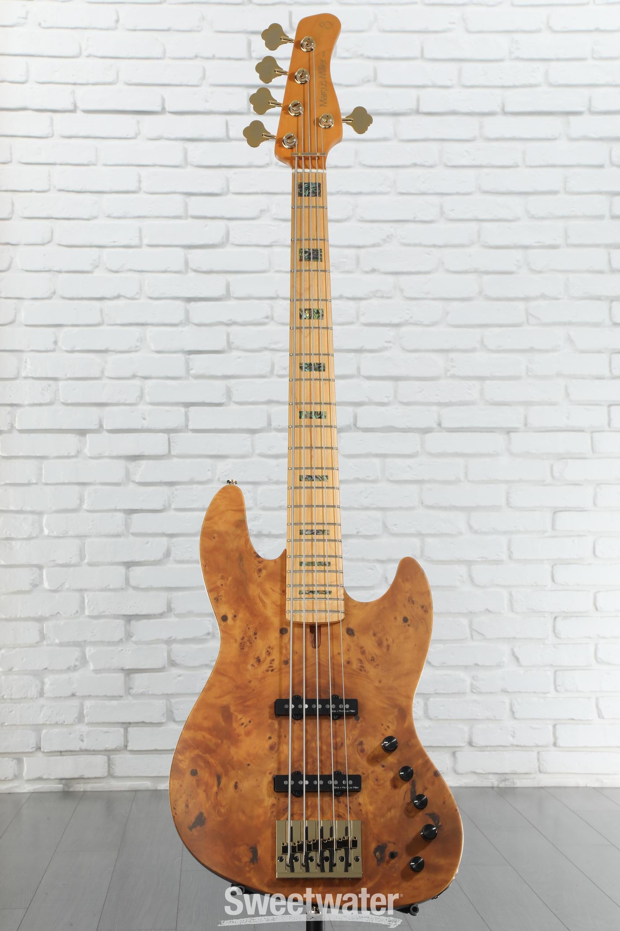 Sire Marcus Miller V10 5-string Bass Guitar - Natural Satin