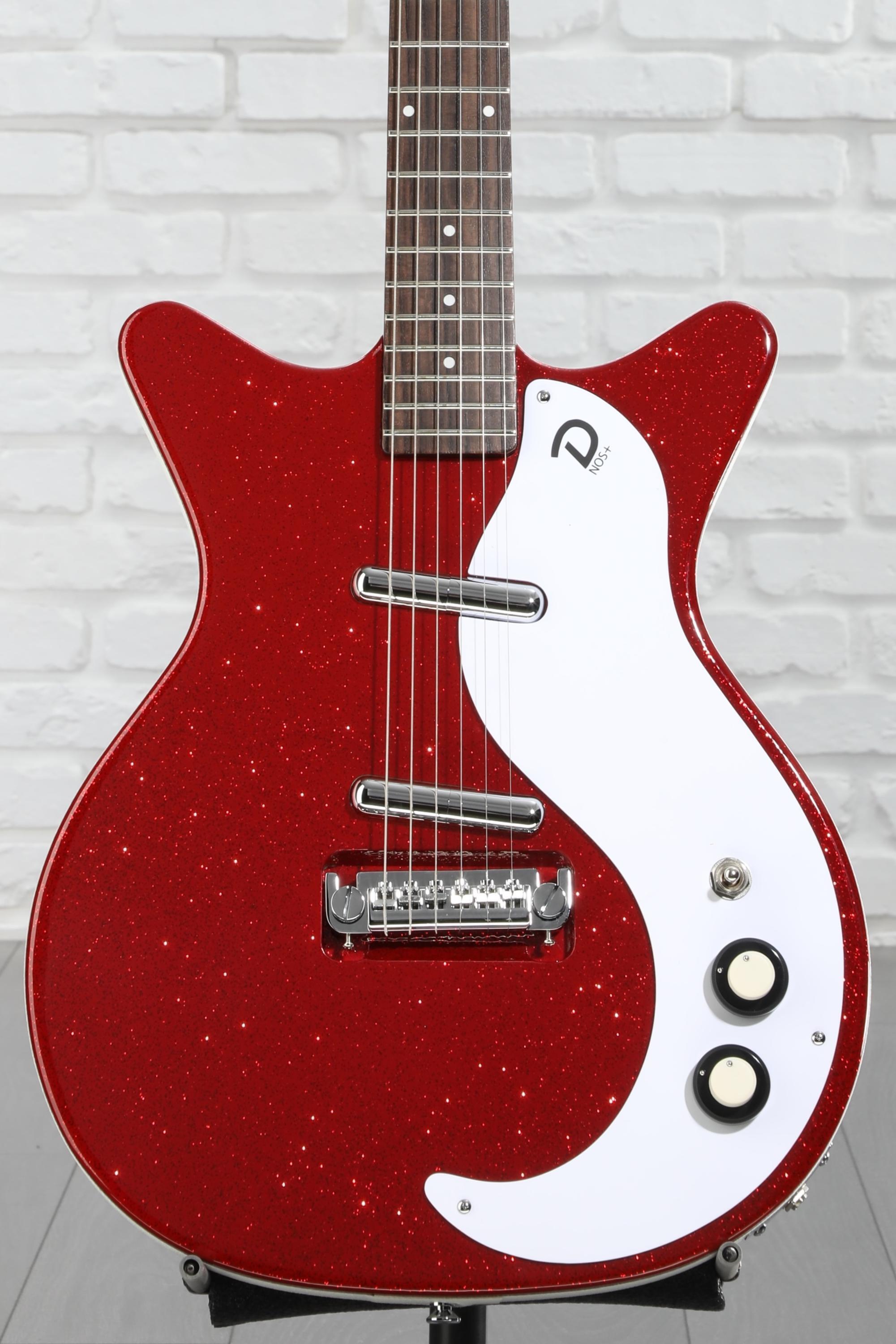 Danelectro '59M NOS+ Electric Guitar - Red Metalflake | Sweetwater