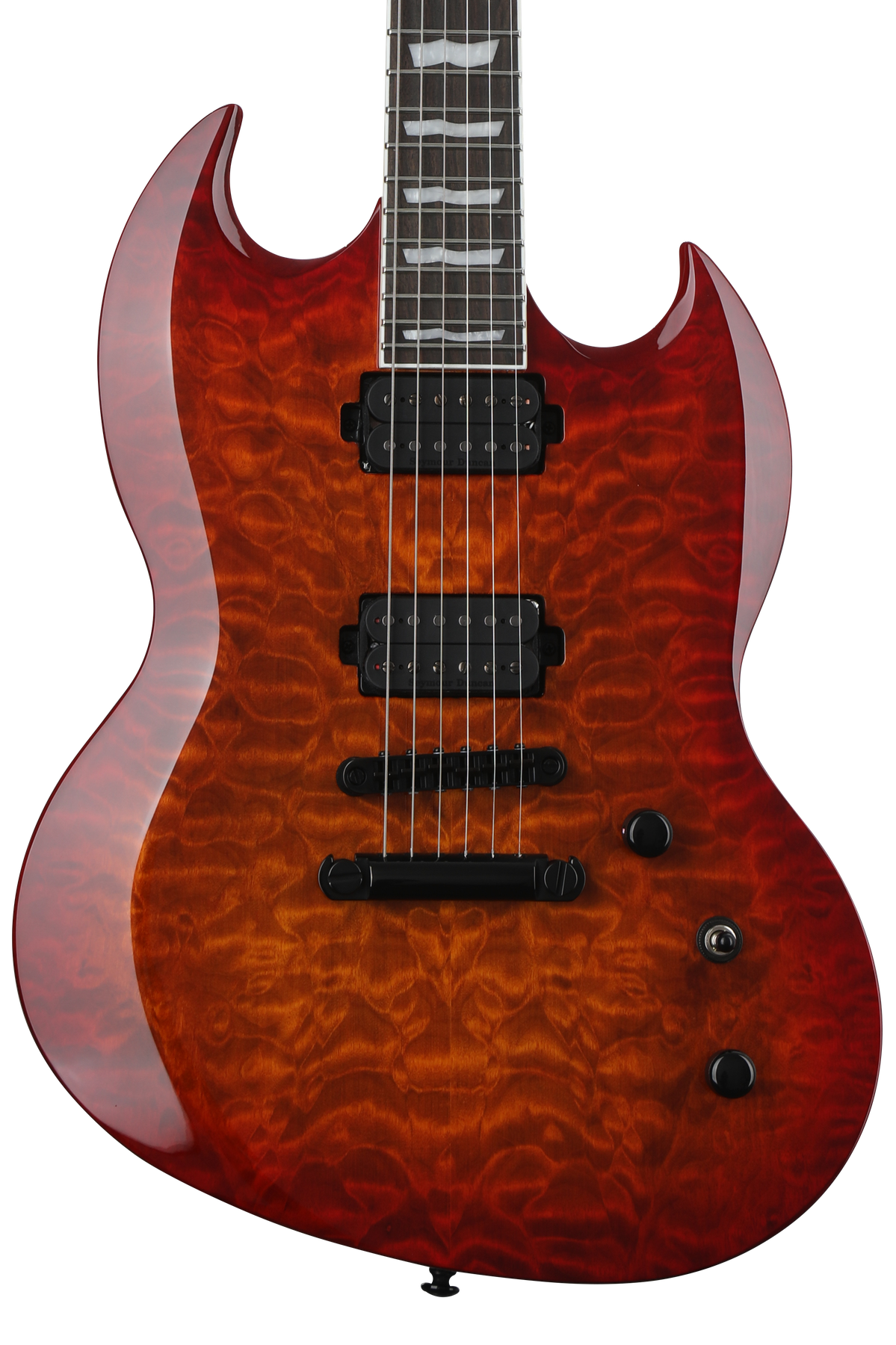 ESP LTD Viper-1000 QM - Tiger Eye Sunburst | Sweetwater ESP LTD Viper-1000 QM - Tiger Eye Sunburst | Sweetwater