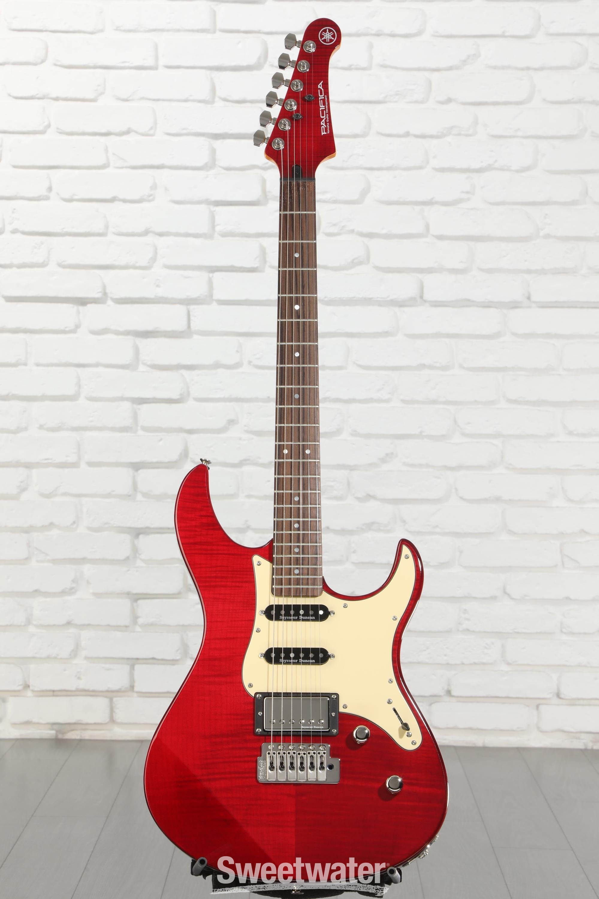 Yamaha PAC612VIIFMX Pacifica Electric Guitar - Fired Red | Sweetwater