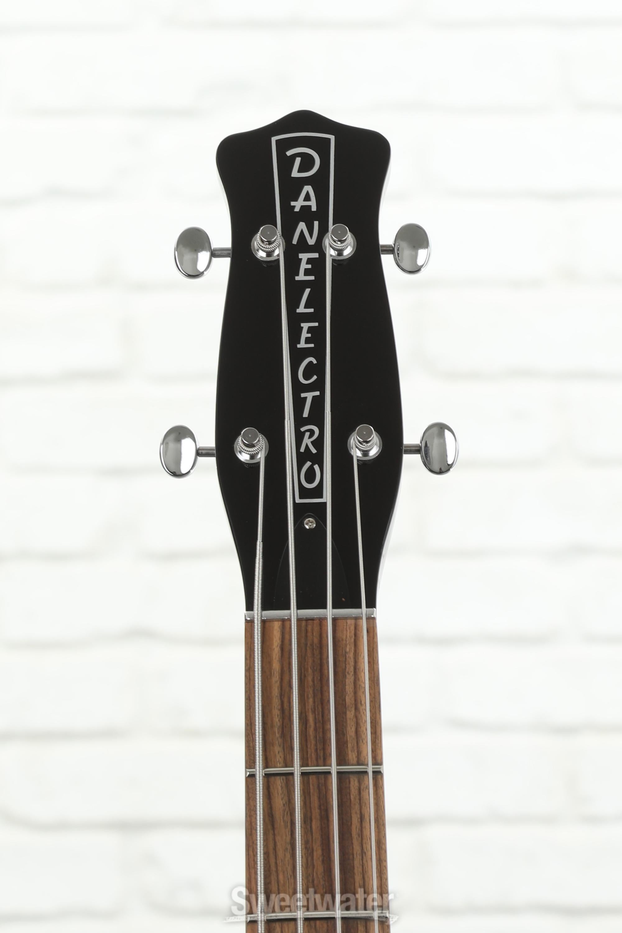 Danelectro '59DC Long Scale Bass - Black | Sweetwater