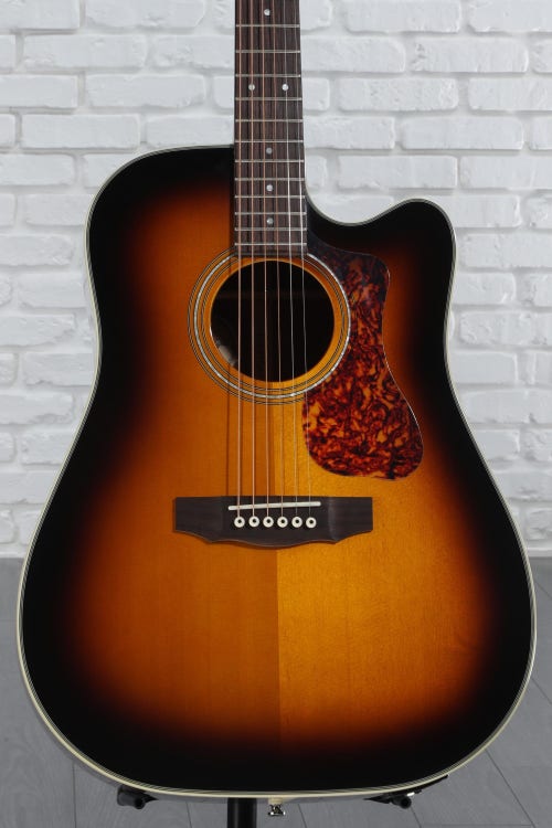 Guild D-140CE Acoustic-Electric Guitar - Antique Burst