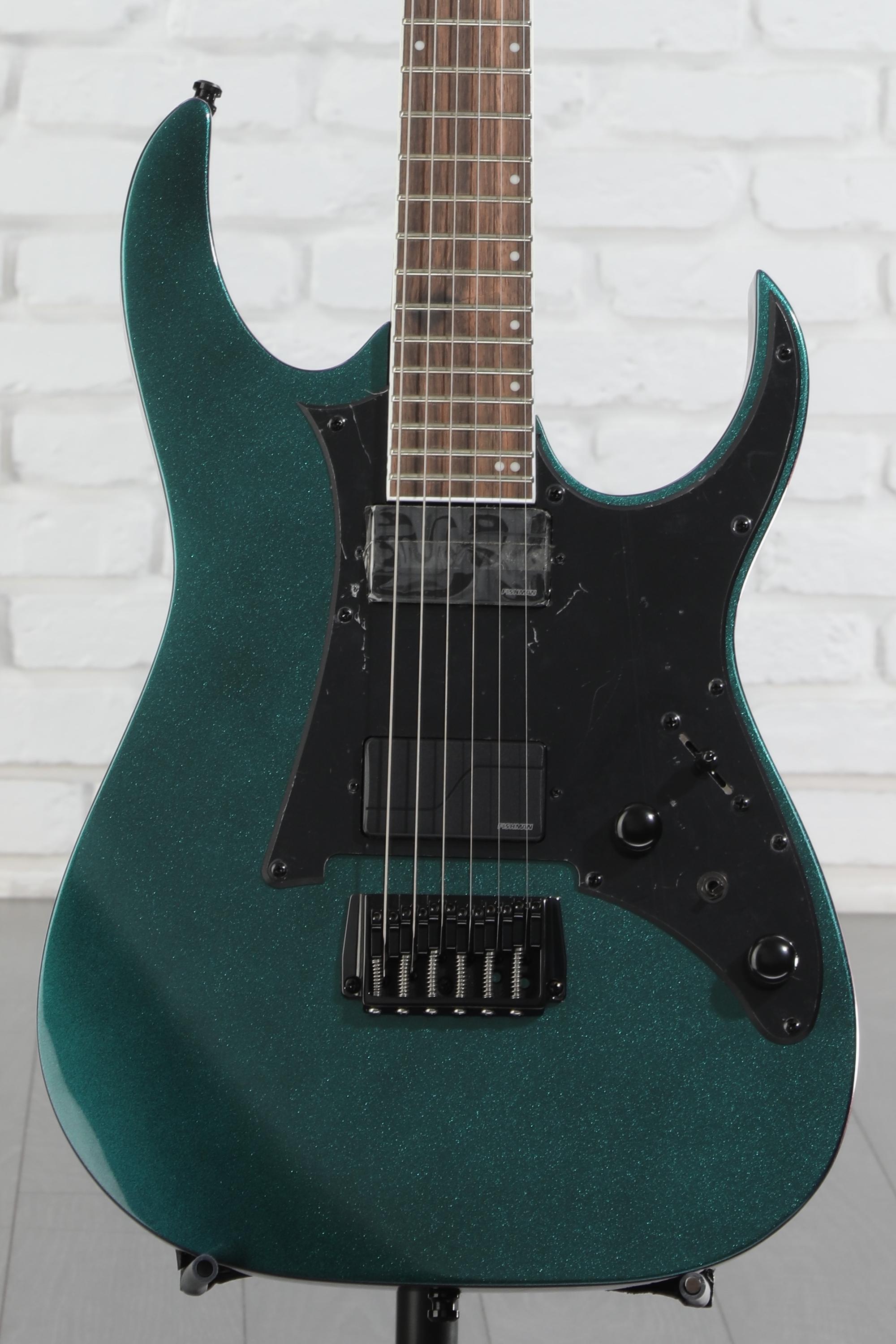 ギター Ibanez Axion Label RG631ALF Ibanez Axion Label RG631ALF Electric Guitar - Blue Chameleon