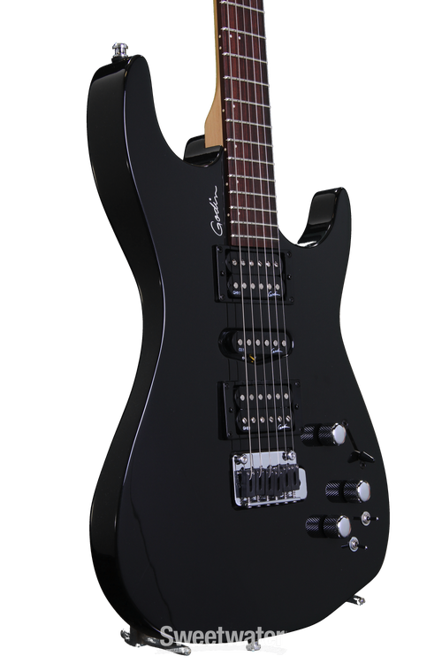 Godin Freeway SA - Black Hi Gloss Reviews | Sweetwater