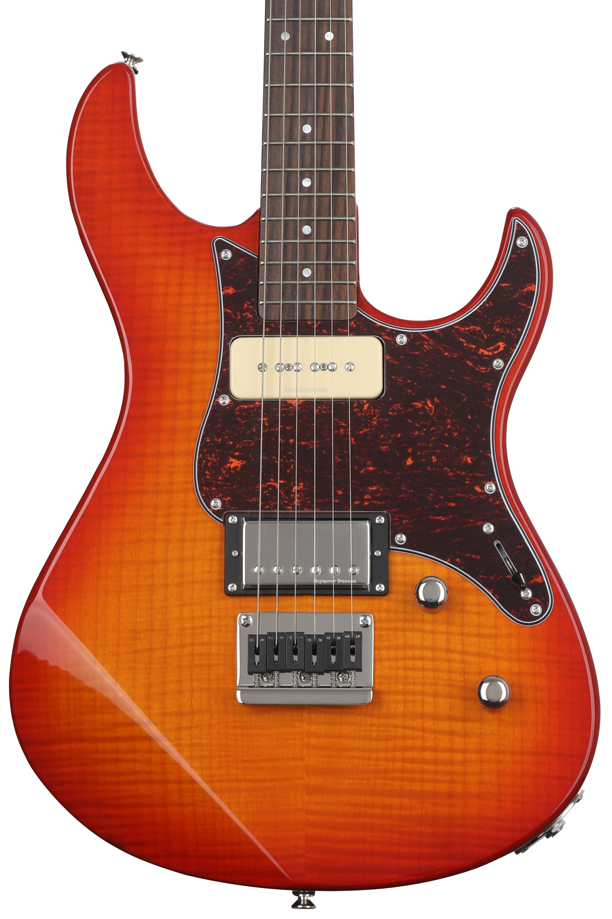 Yamaha PAC611HFM Pacifica - Light Amber Burst