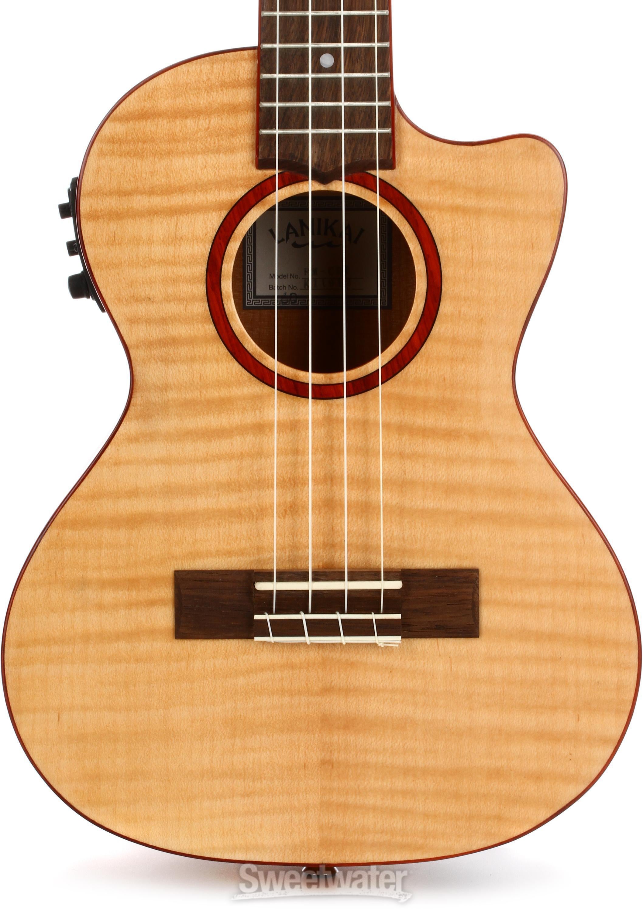 Lanikai FM-CET Flame Maple Ukulele with Cutaway