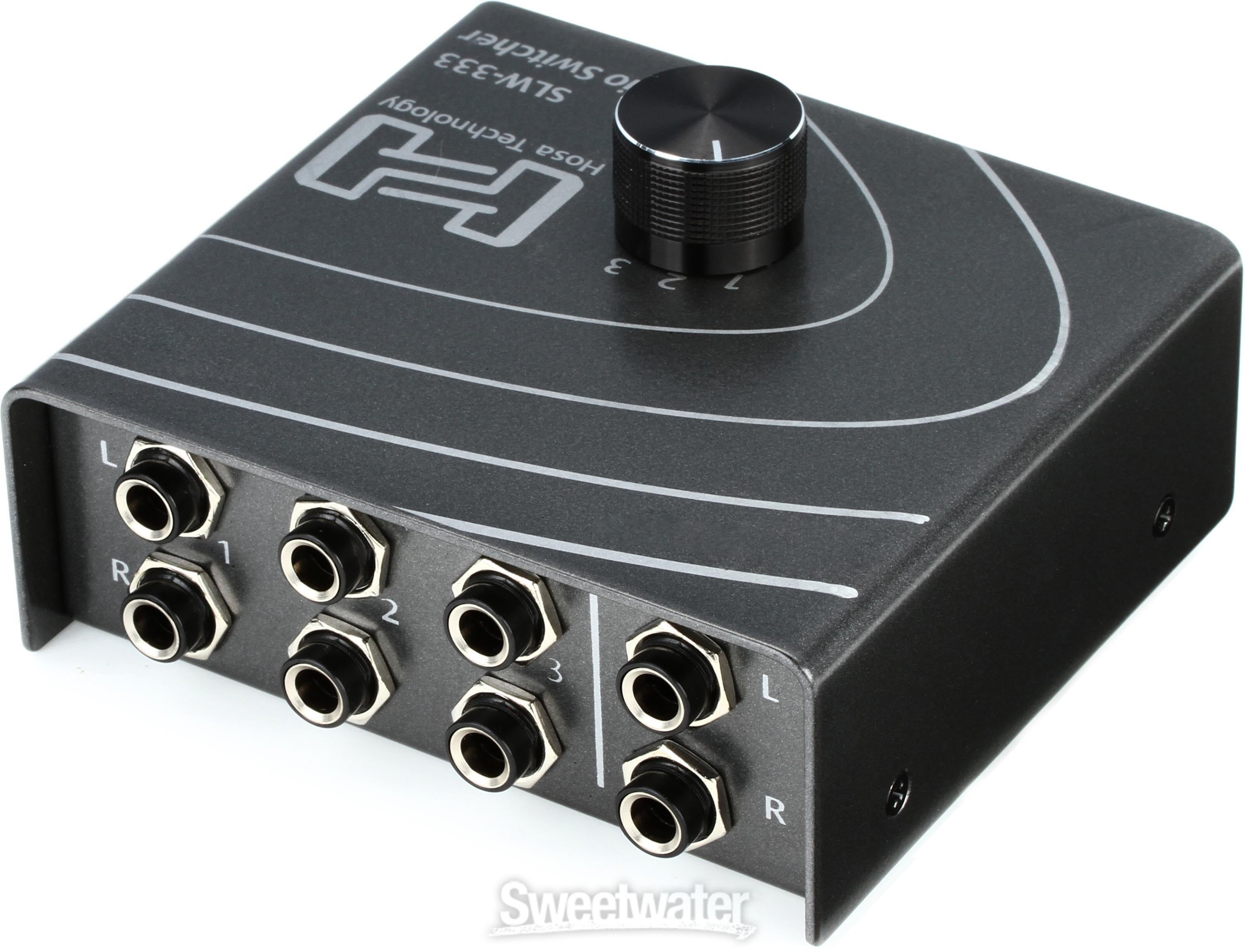 Hosa SLW-333 Passive Stereo Monitor Switcher
