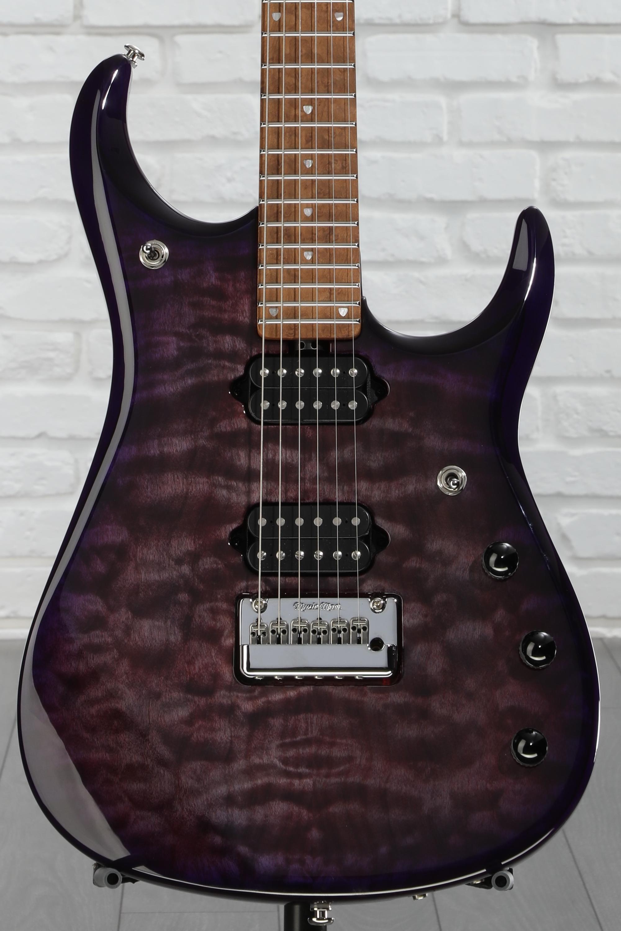 Ernie Ball Music Man JP15 Electric Guitar - Purple Nebula Quilt