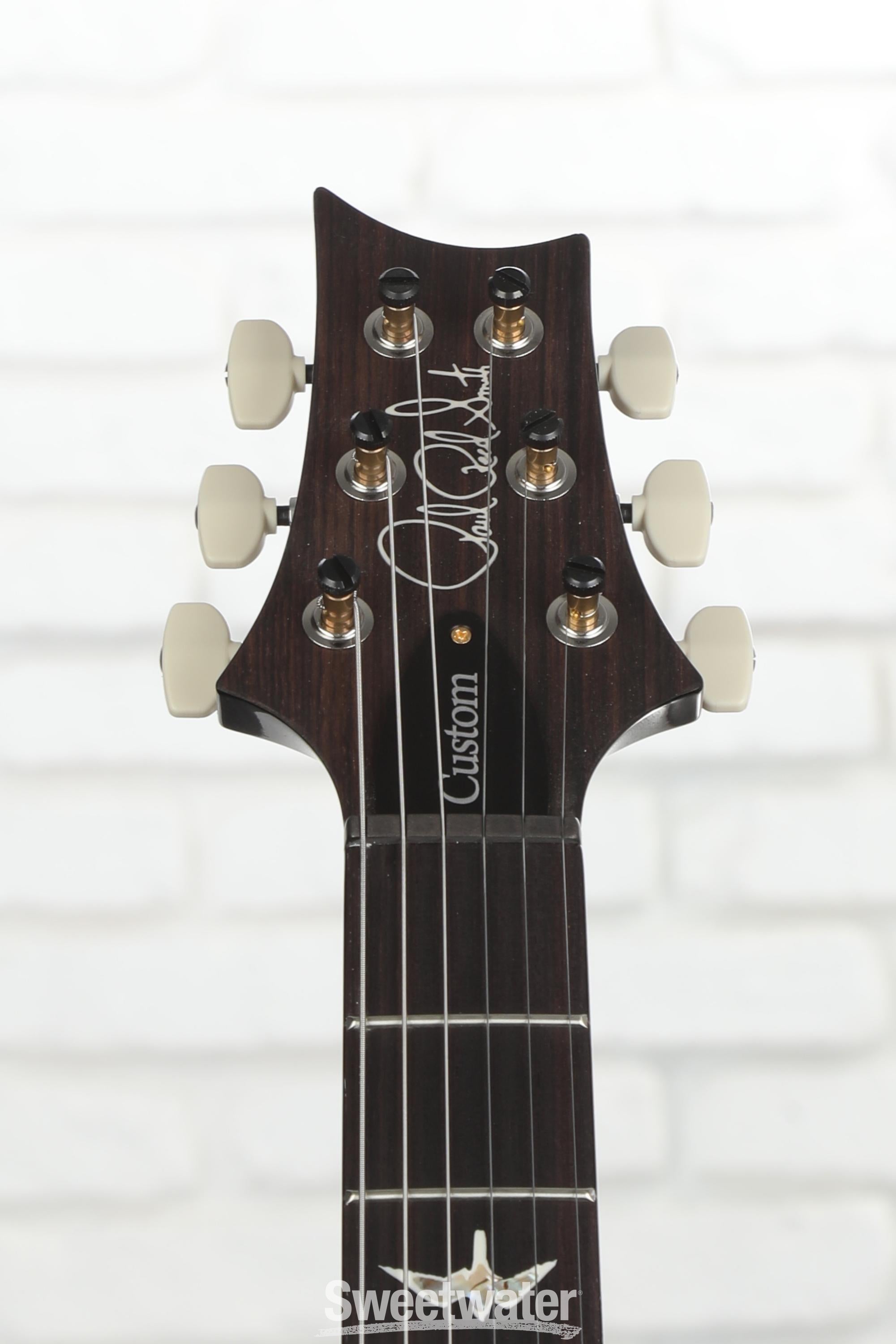 ギター PRS Custom 24-08 10top charcoal burst PRS Custom 24-08 10 Top Electric Guitar - Charcoal Burst