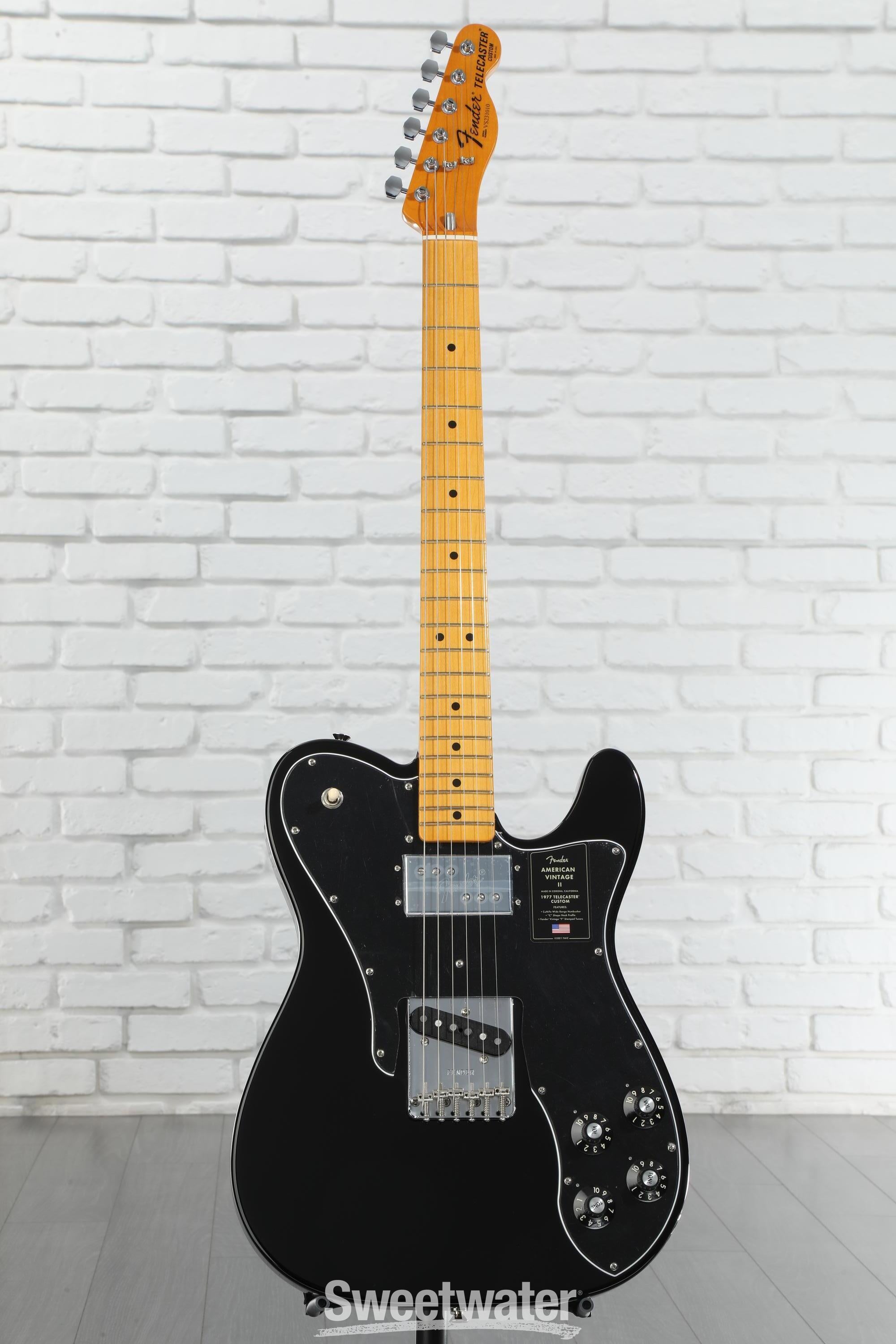 Vintage Fender Telecaster Custom Black 1977 | Cream City Music