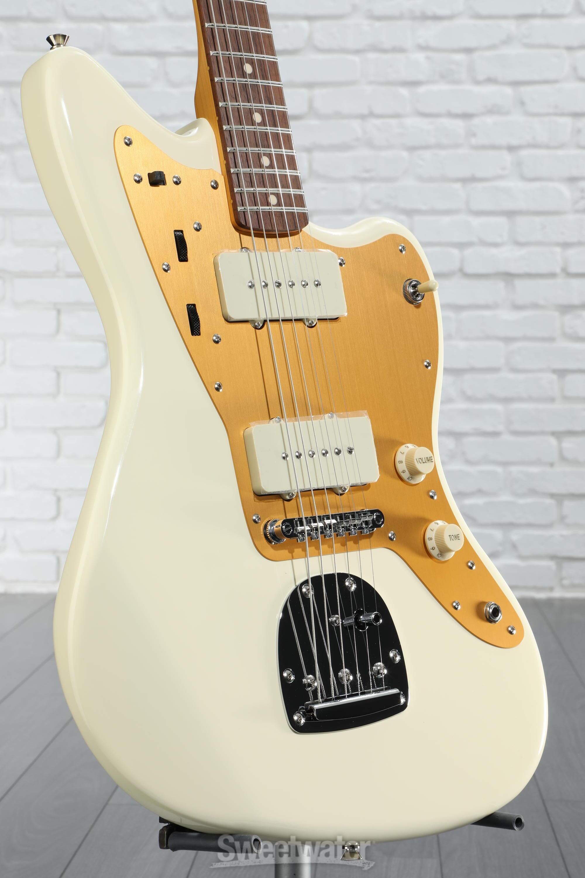 Squier J Mascis Signature Jazzmaster - Vintage White with Squier J Mascis Signature Jazzmaster - Vintage White with
