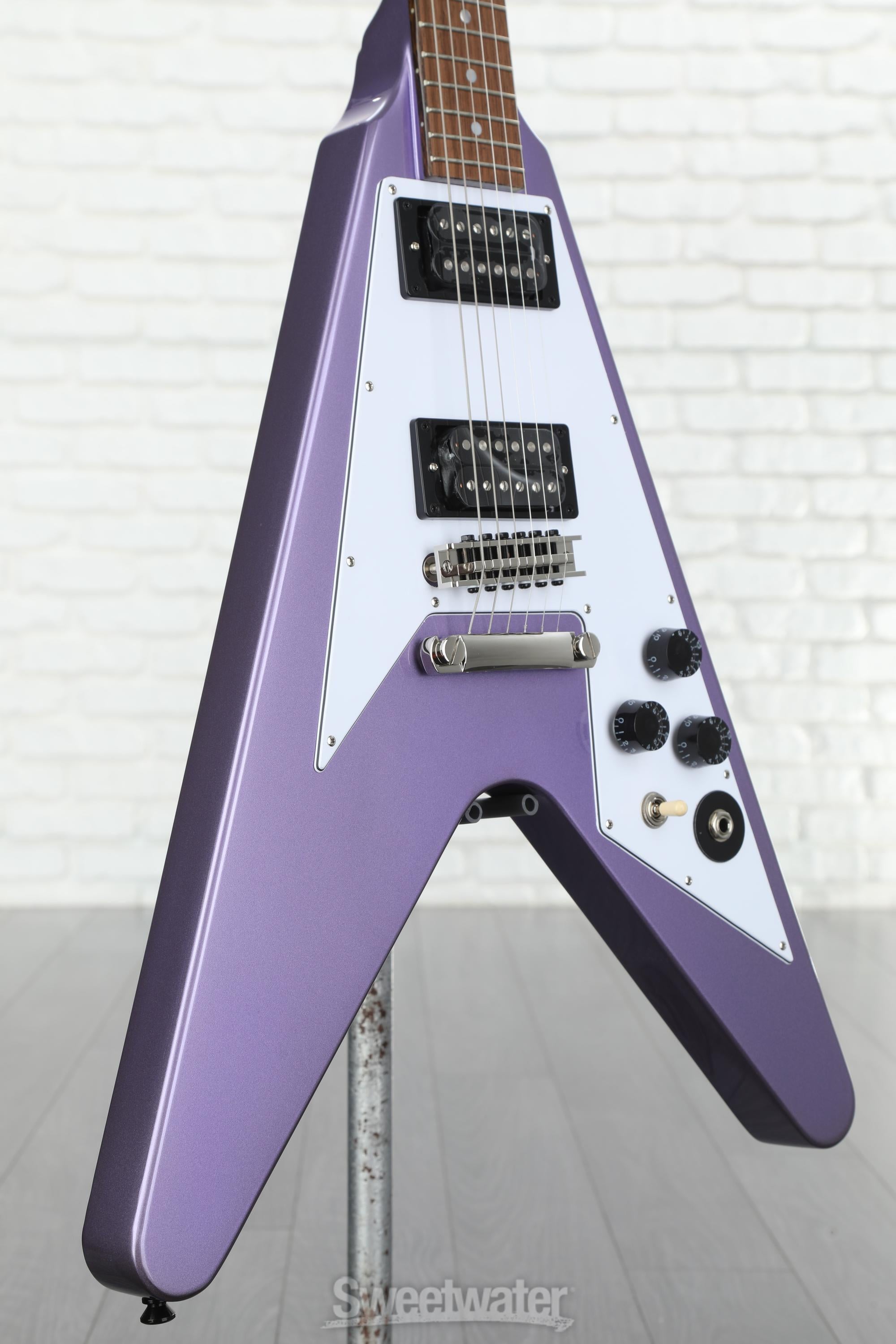 Epiphone Kirk Hammett 1979 Flying V Electric Guitar - Purple