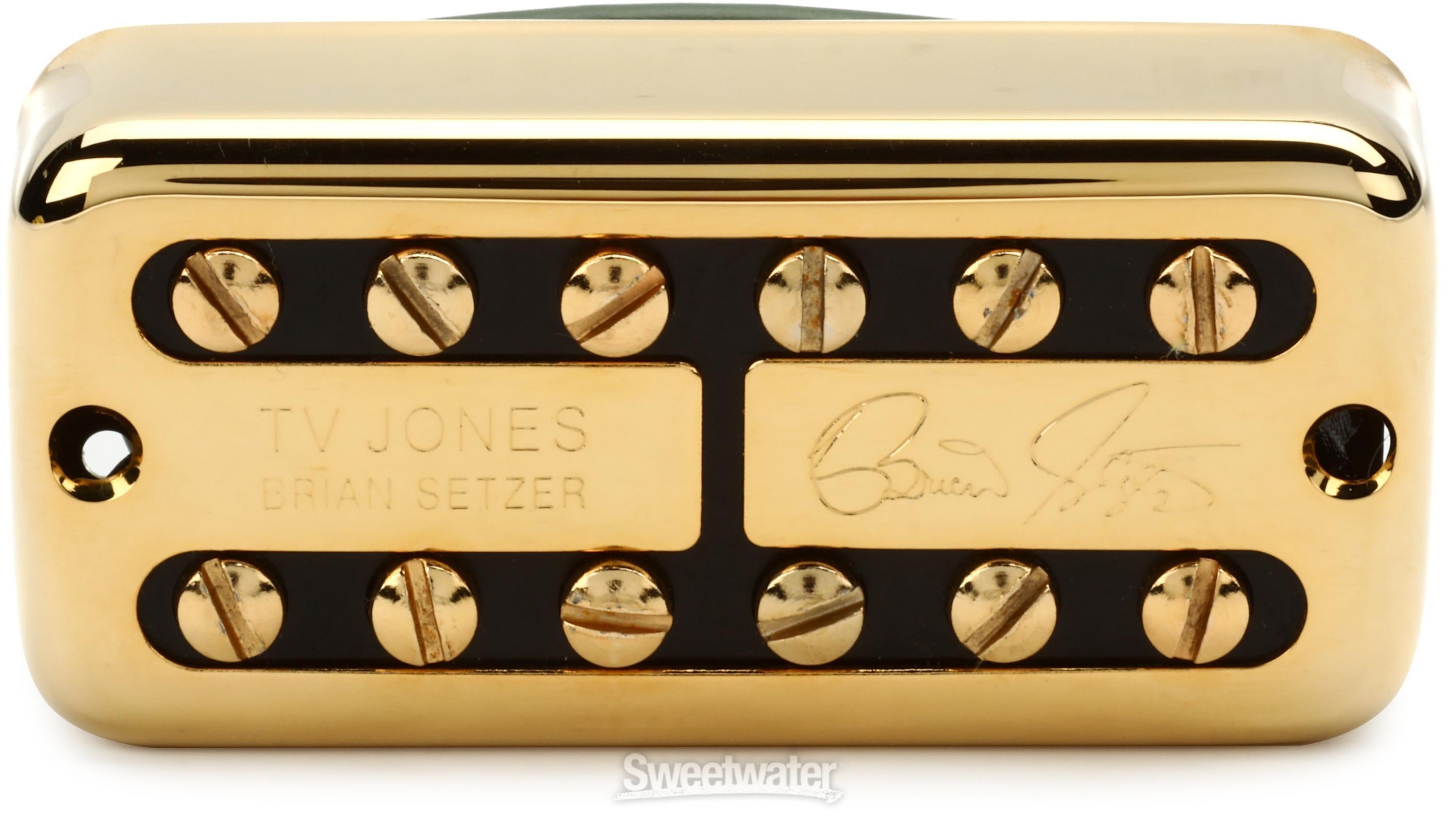 TV Jones Brian Setzer Neck Signature Humbucker Pickup - Gold