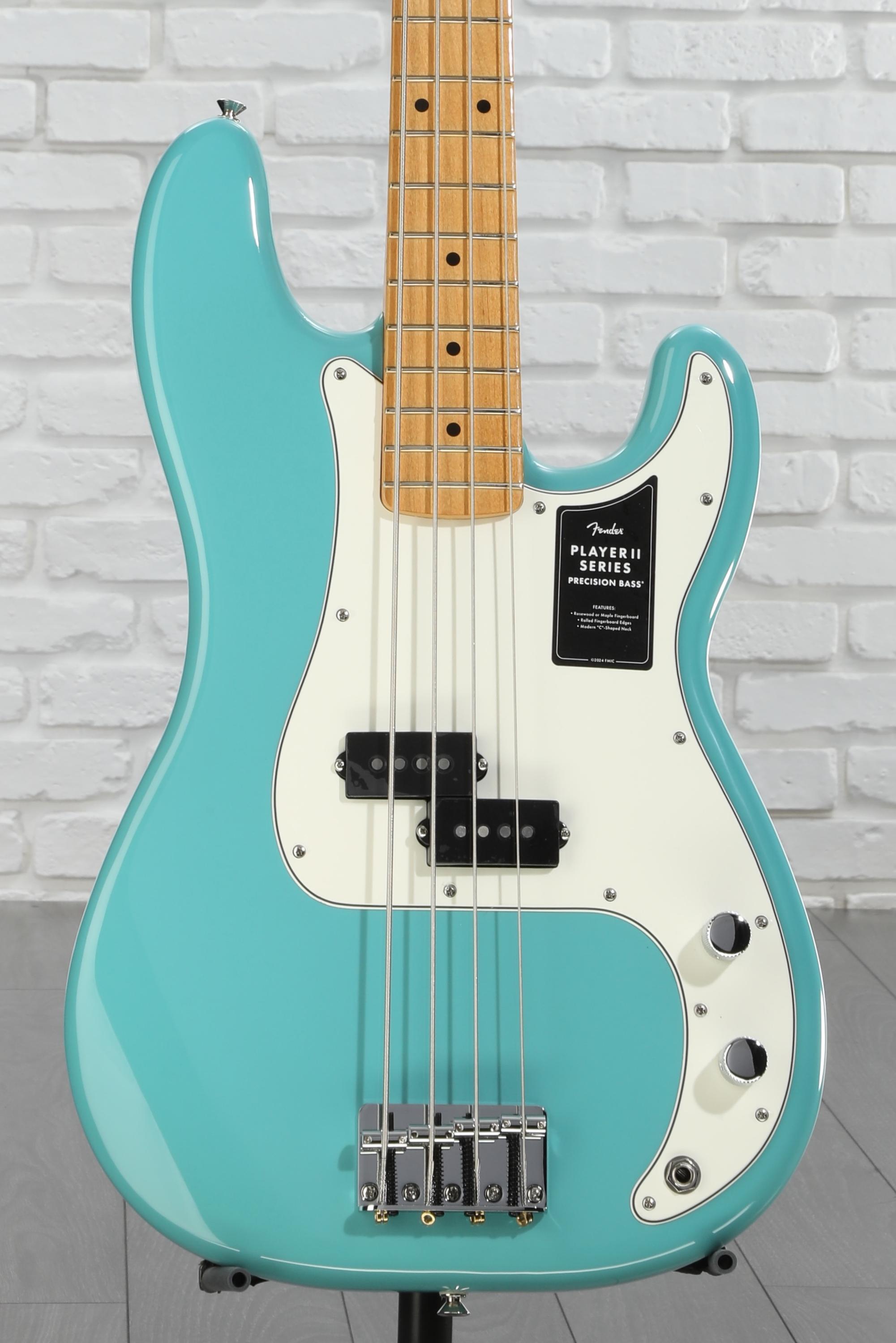 Fender Player II Precision Bass - Aquatone Blue with Maple