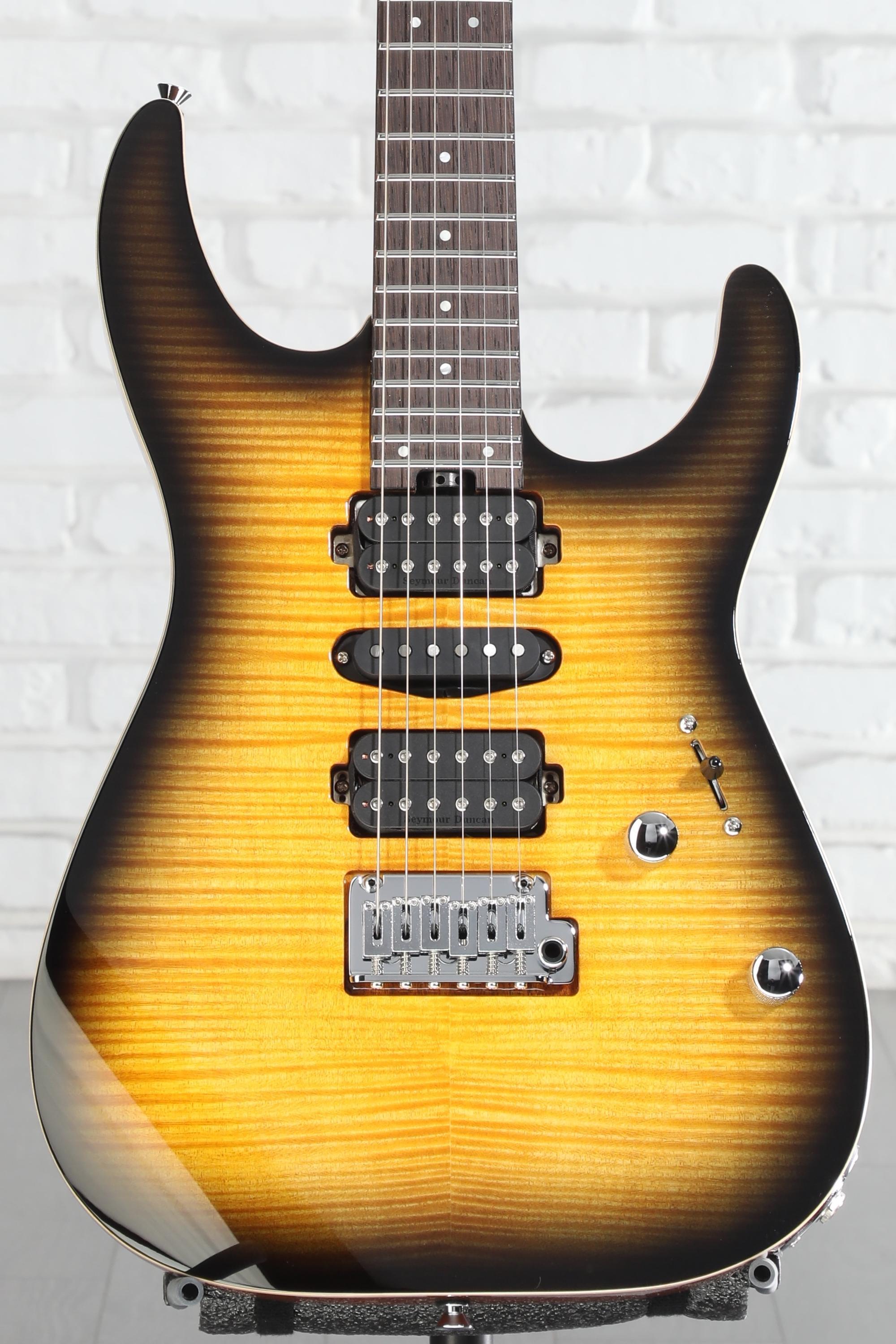 Charvel MJ DK24 HSH 2PT Electric Guitar - Antique Burst | Sweetwater