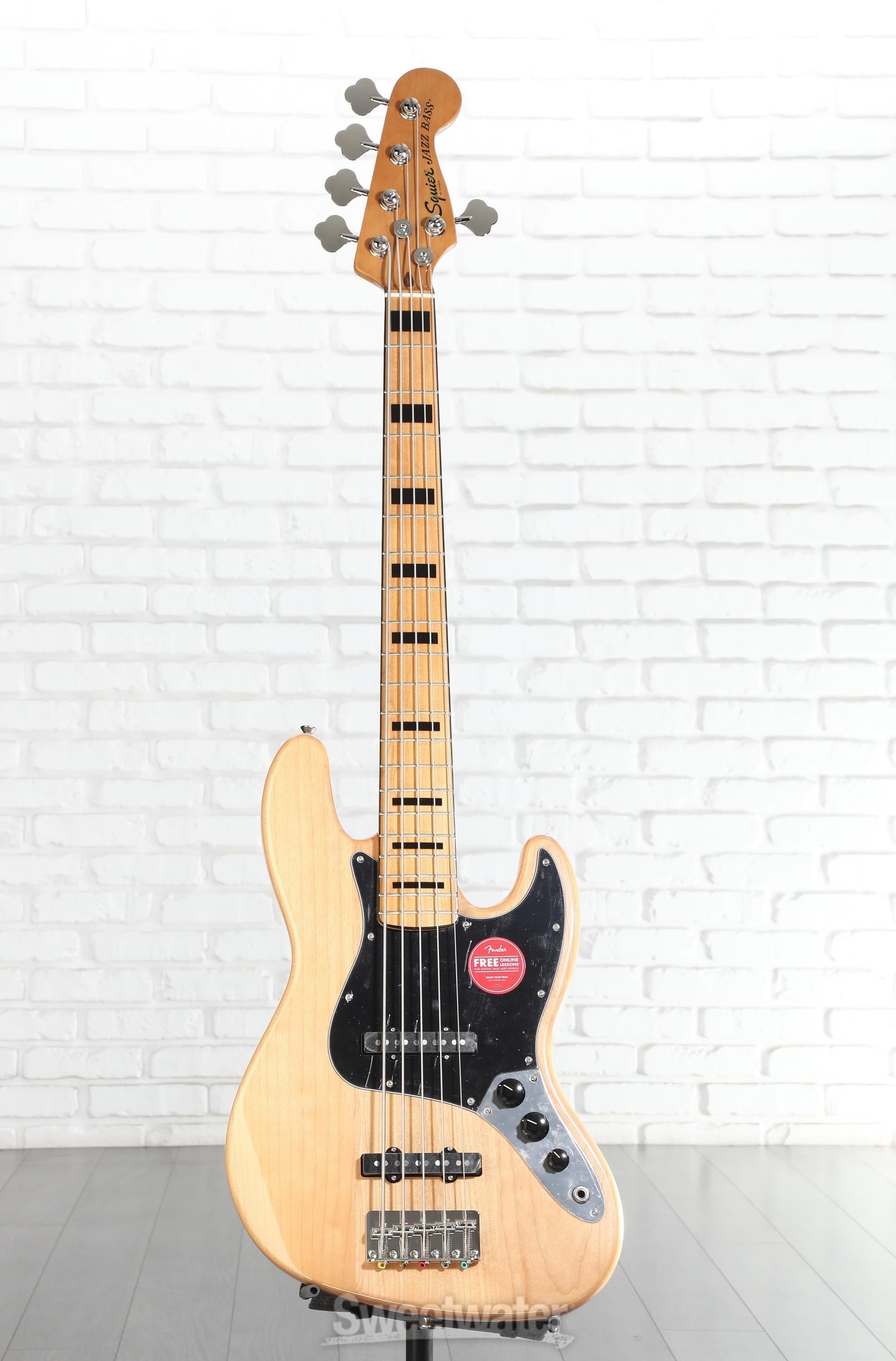 Squier Classic Vibe '70s Jazz Bass V - Natural with Maple