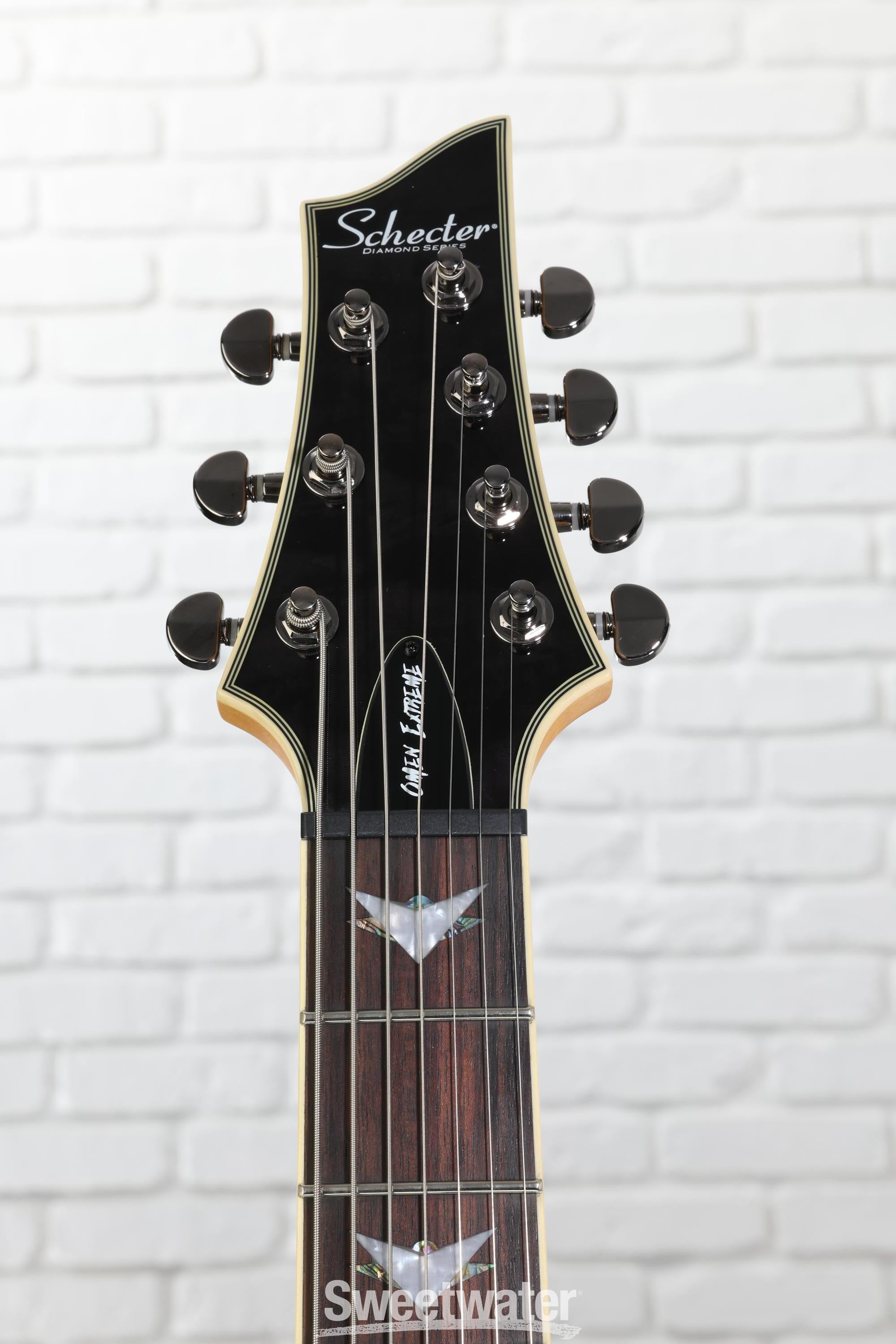 Schecter Omen Extreme-7 Electric Guitar - See Thru Black | Sweetwater