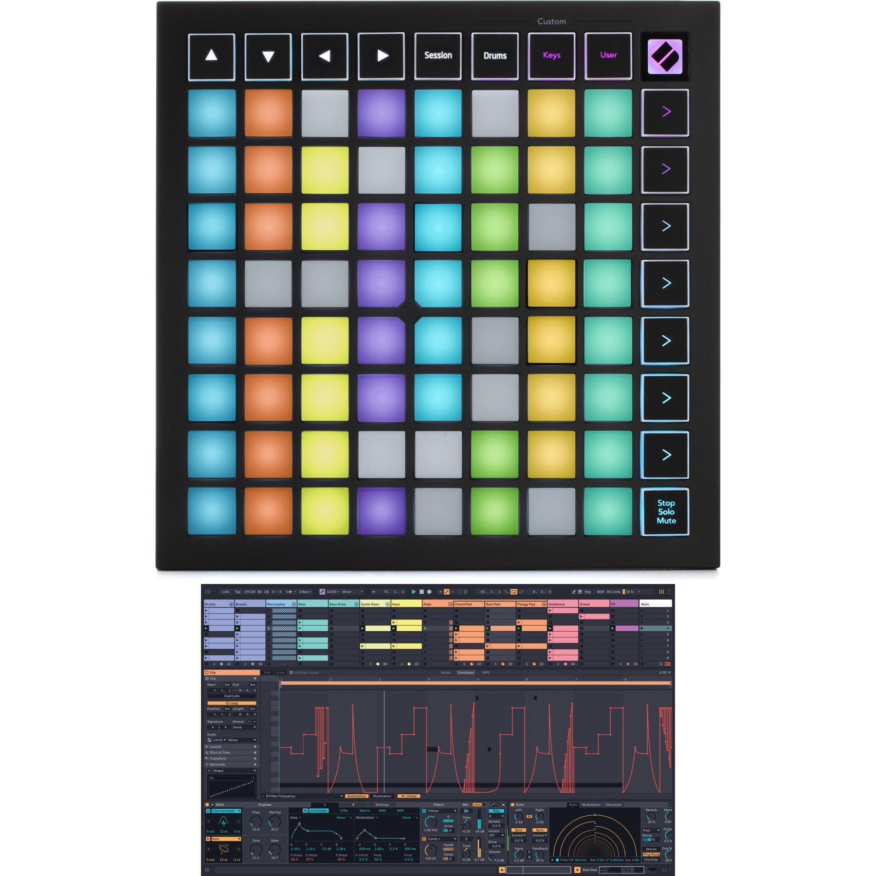 Novation Launchpad Mini MK3 Grid Controller with Ableton Live 12