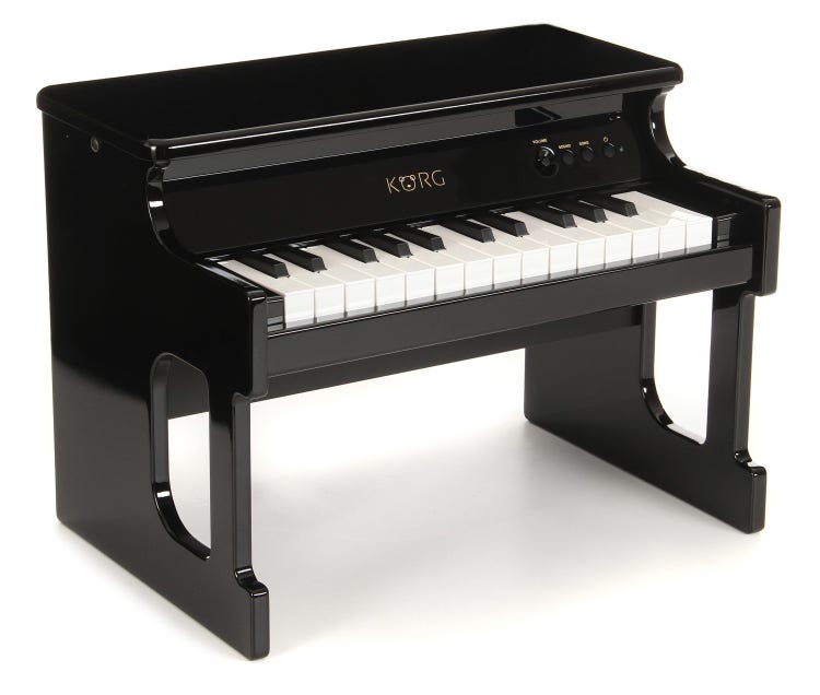 korg tinypiano digital toy piano - black 1