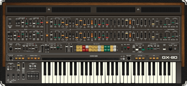 cherryオーダーページ Cherry Audio GX-80 Software Synthesizer | Sweetwater
