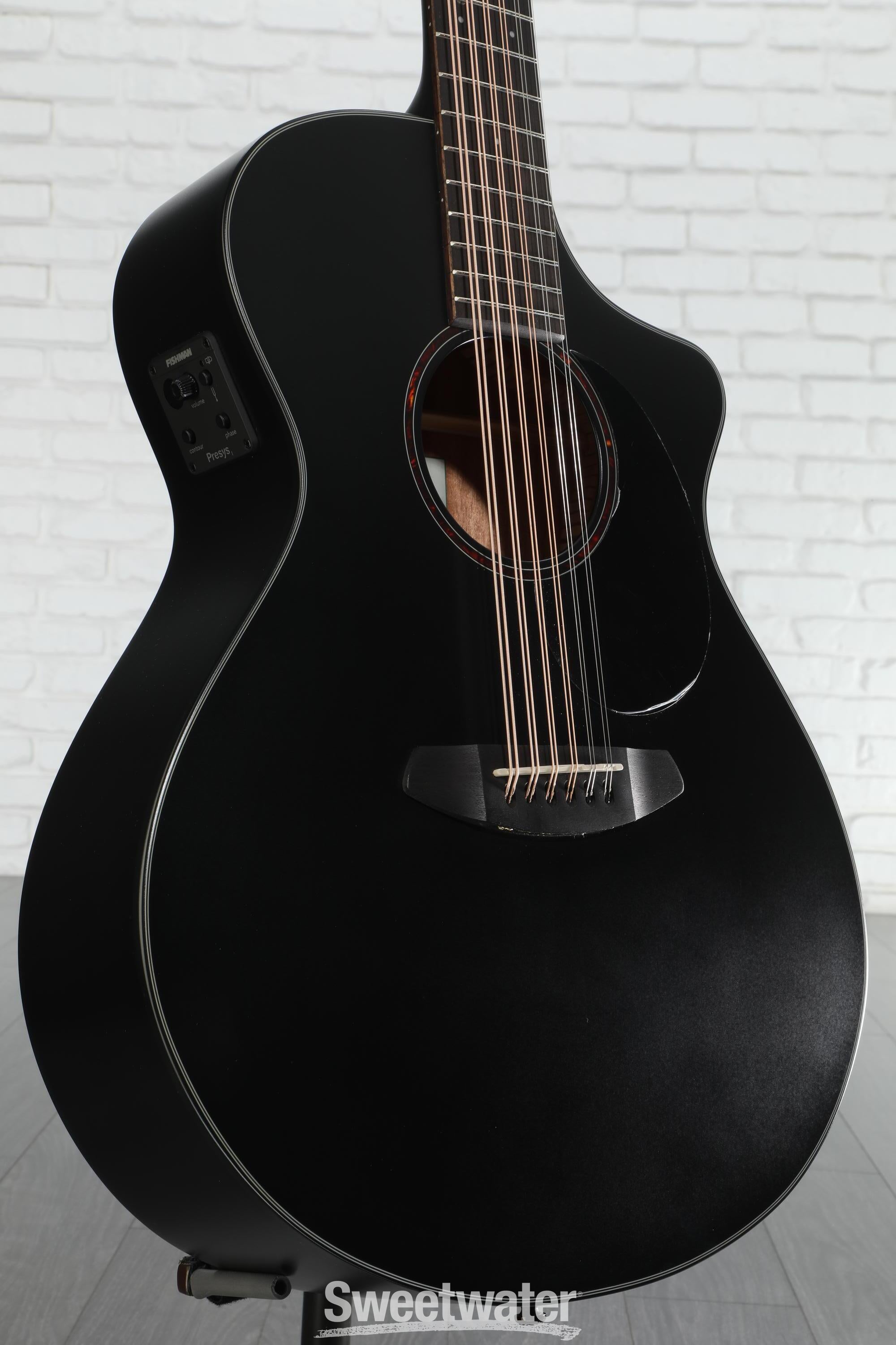 Breedlove Discovery S Concert 12 CE Double-course Acoustic-electric Guitar - Satin Black